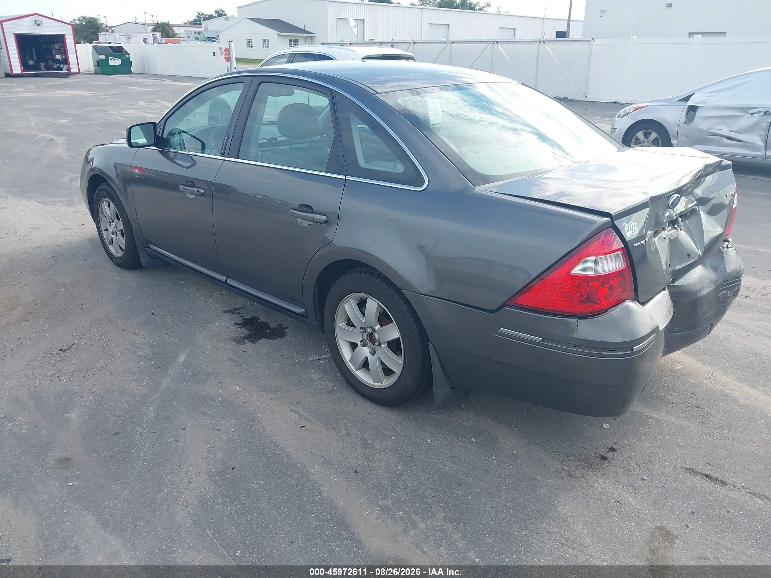 2006 Ford Five Hundred Sel Gray vin: 1FAFP24196G179052