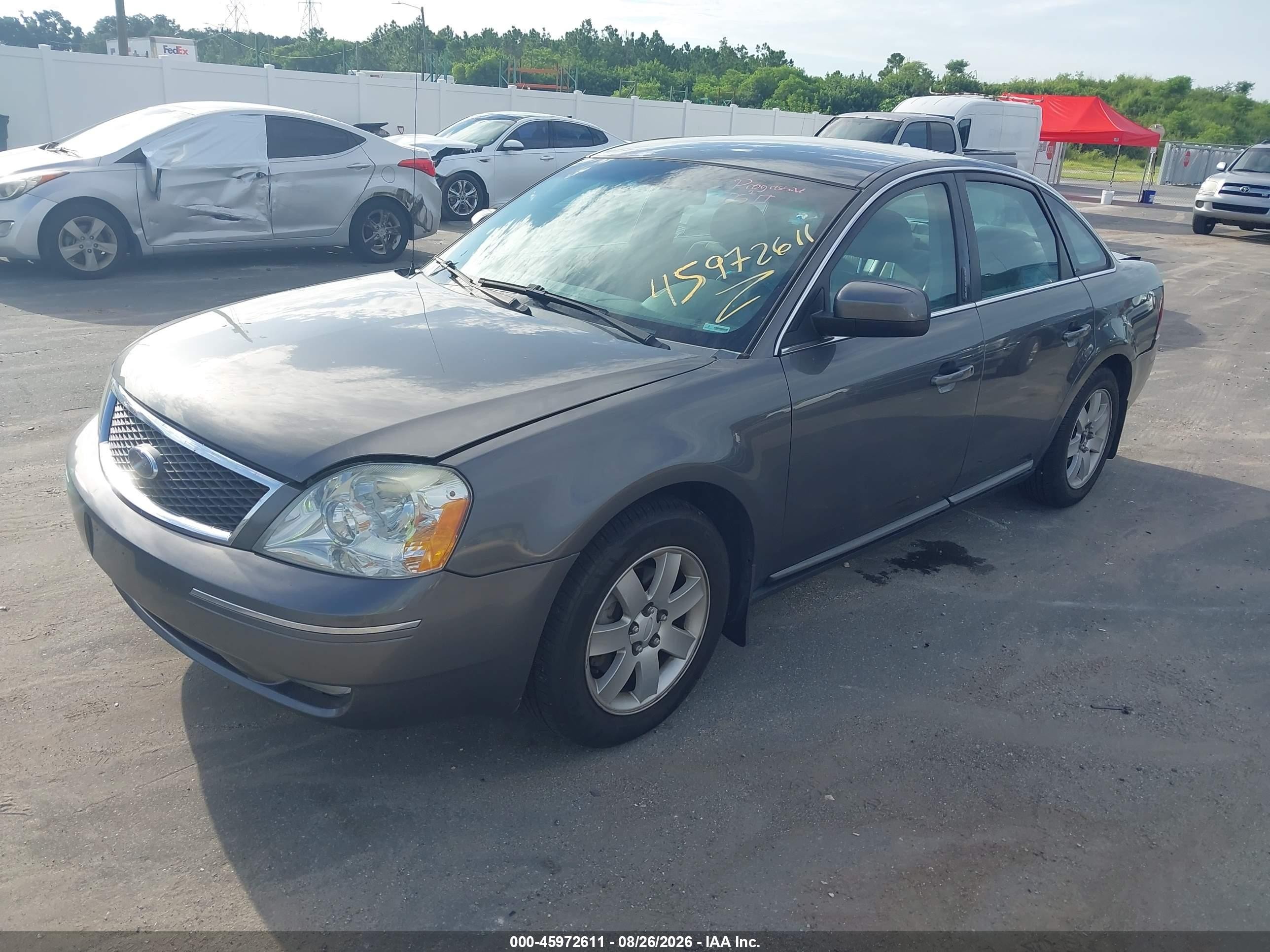 2006 Ford Five Hundred Sel Gray vin: 1FAFP24196G179052