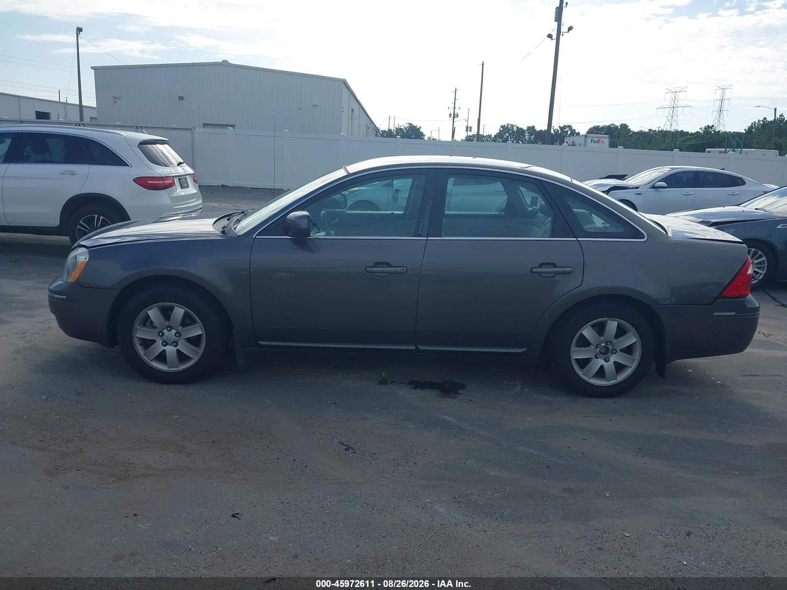 2006 Ford Five Hundred Sel Gray vin: 1FAFP24196G179052