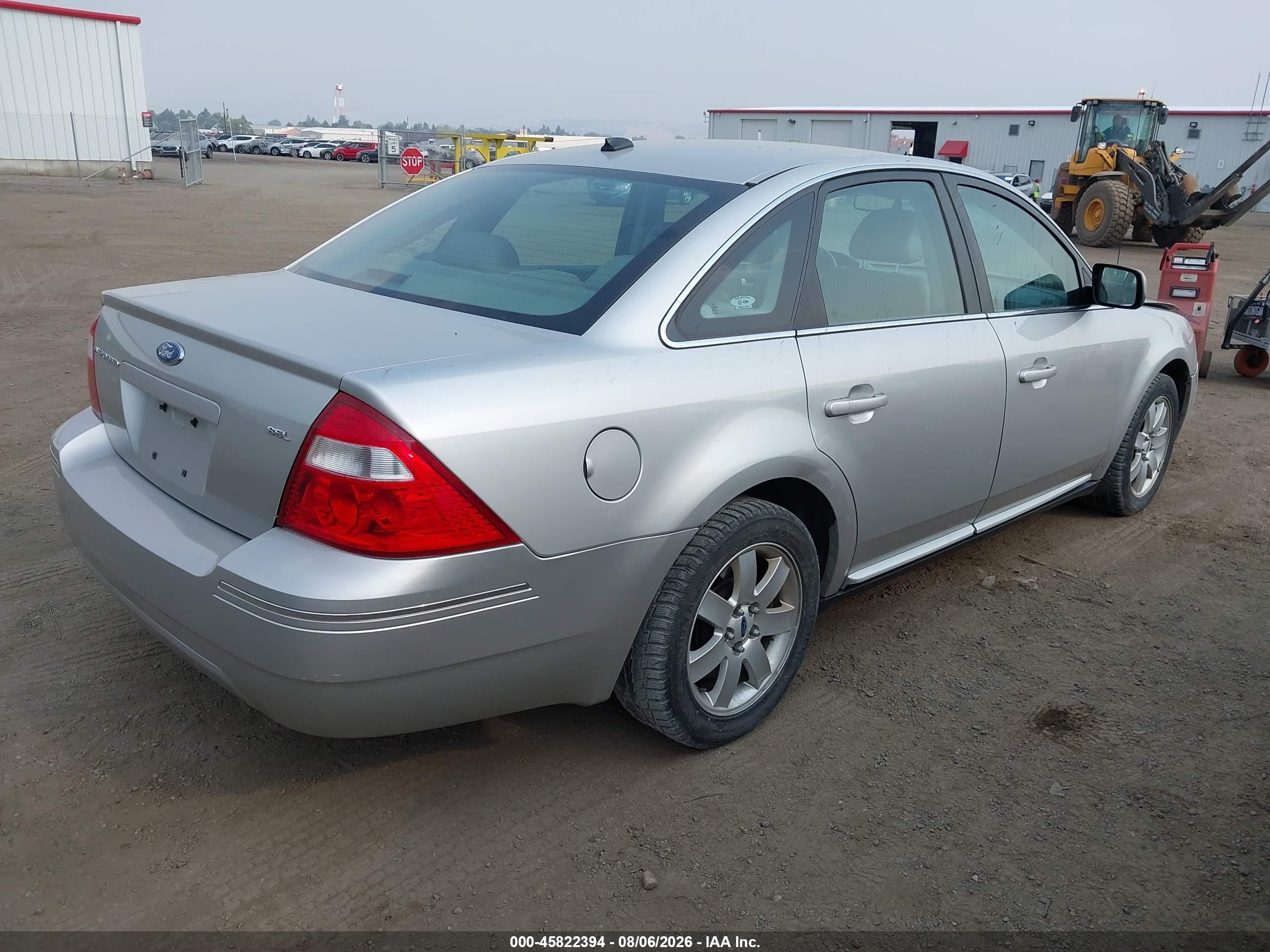2007 Ford Five Hundred Sel Silver vin: 1FAFP24197G107933