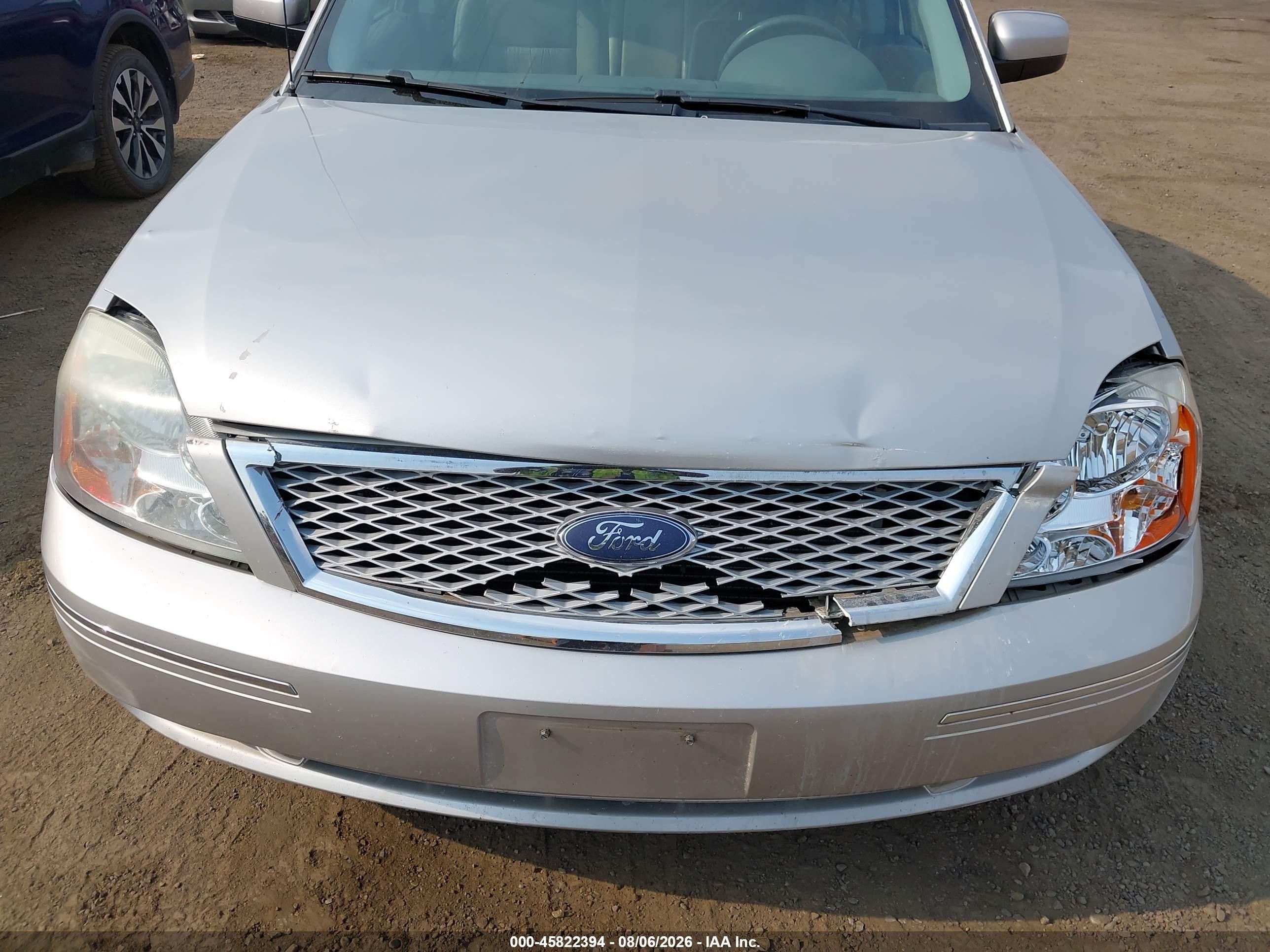 2007 Ford Five Hundred Sel Silver vin: 1FAFP24197G107933