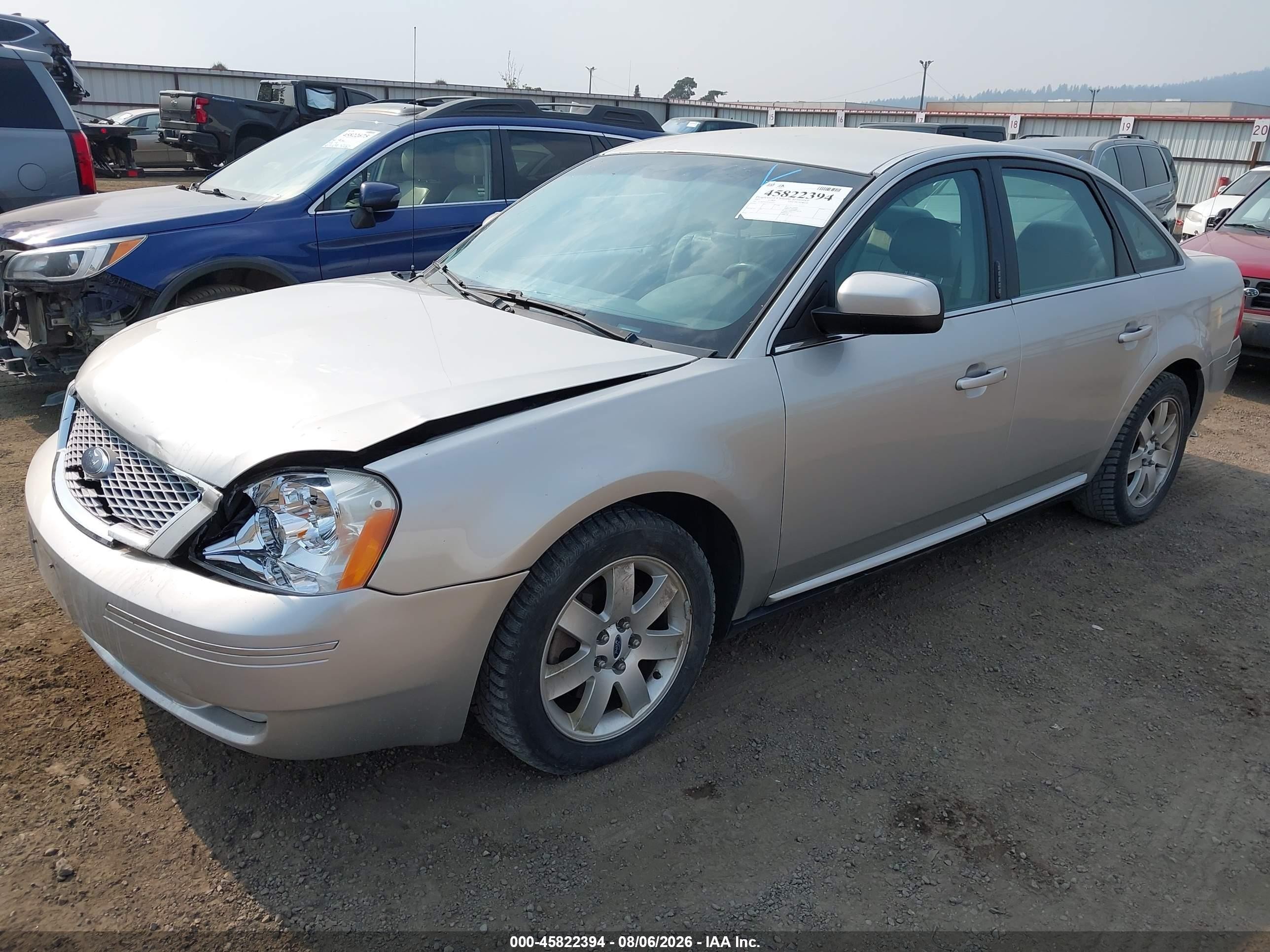 2007 Ford Five Hundred Sel Silver vin: 1FAFP24197G107933