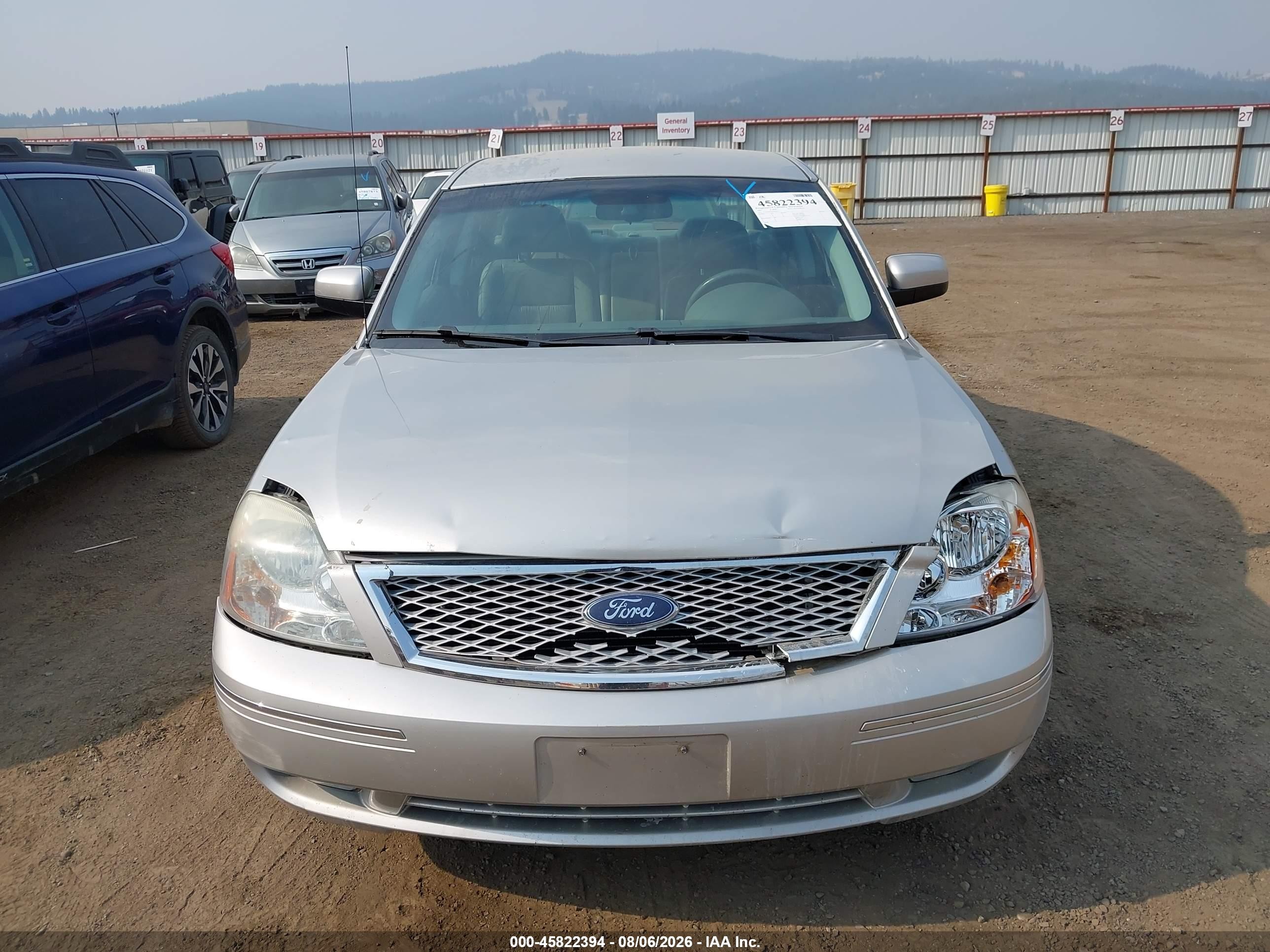 2007 Ford Five Hundred Sel Silver vin: 1FAFP24197G107933