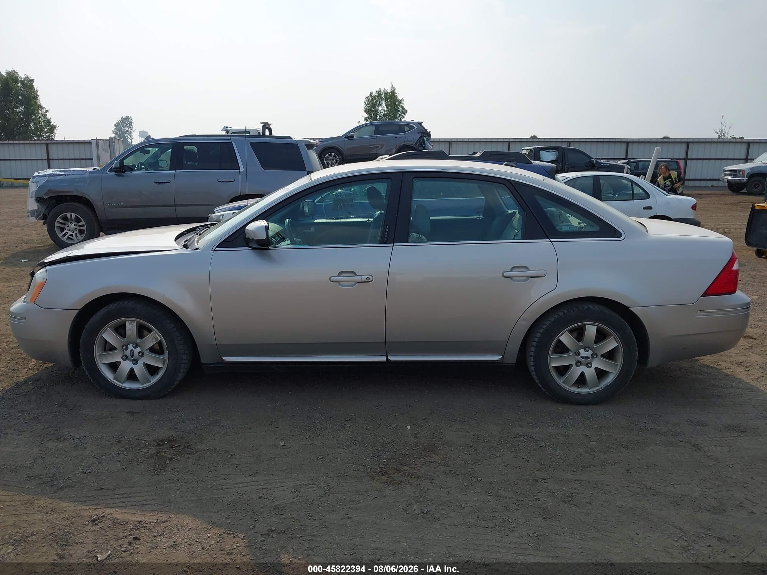 2007 Ford Five Hundred Sel Silver vin: 1FAFP24197G107933