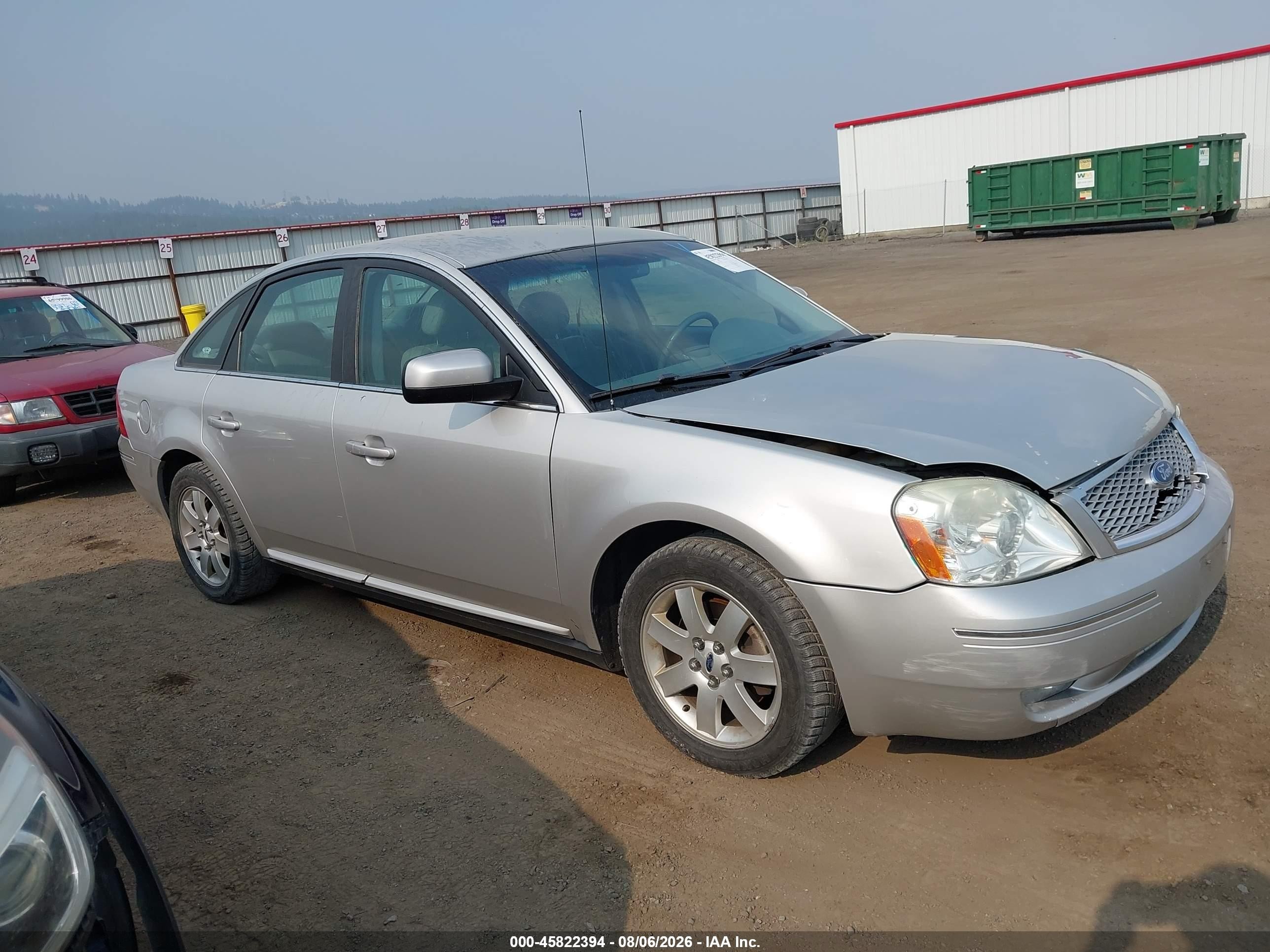 2007 Ford Five Hundred Sel Silver vin: 1FAFP24197G107933