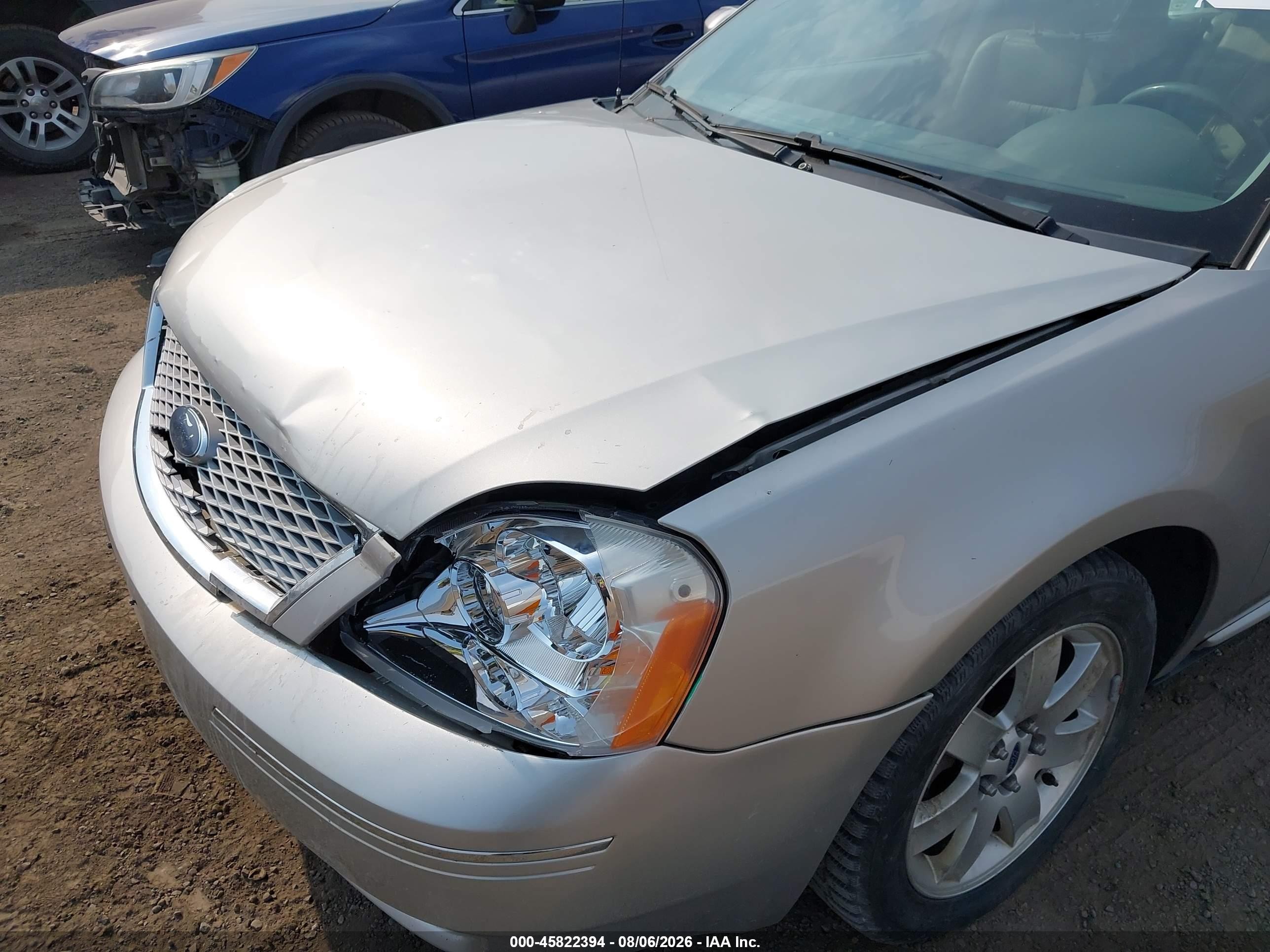 2007 Ford Five Hundred Sel Silver vin: 1FAFP24197G107933