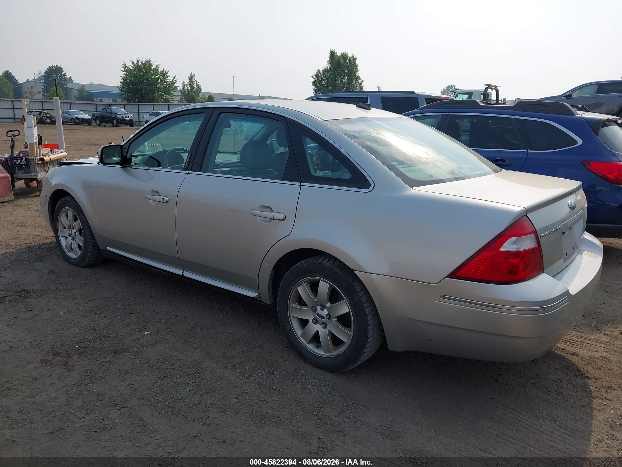 2007 Ford Five Hundred Sel Silver vin: 1FAFP24197G107933