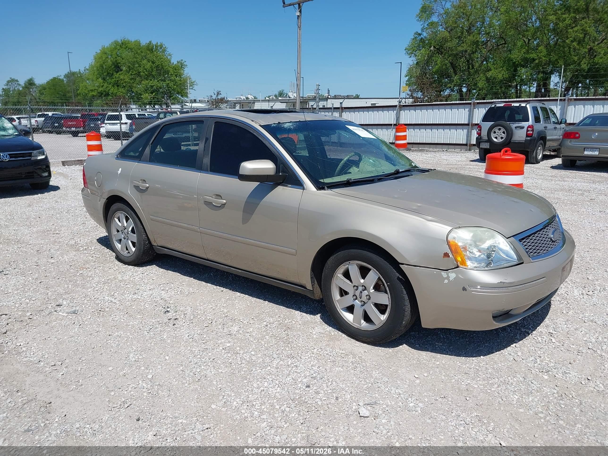 2005 Ford Five Hundred Sel Gold vin: 1FAFP241X5G140789