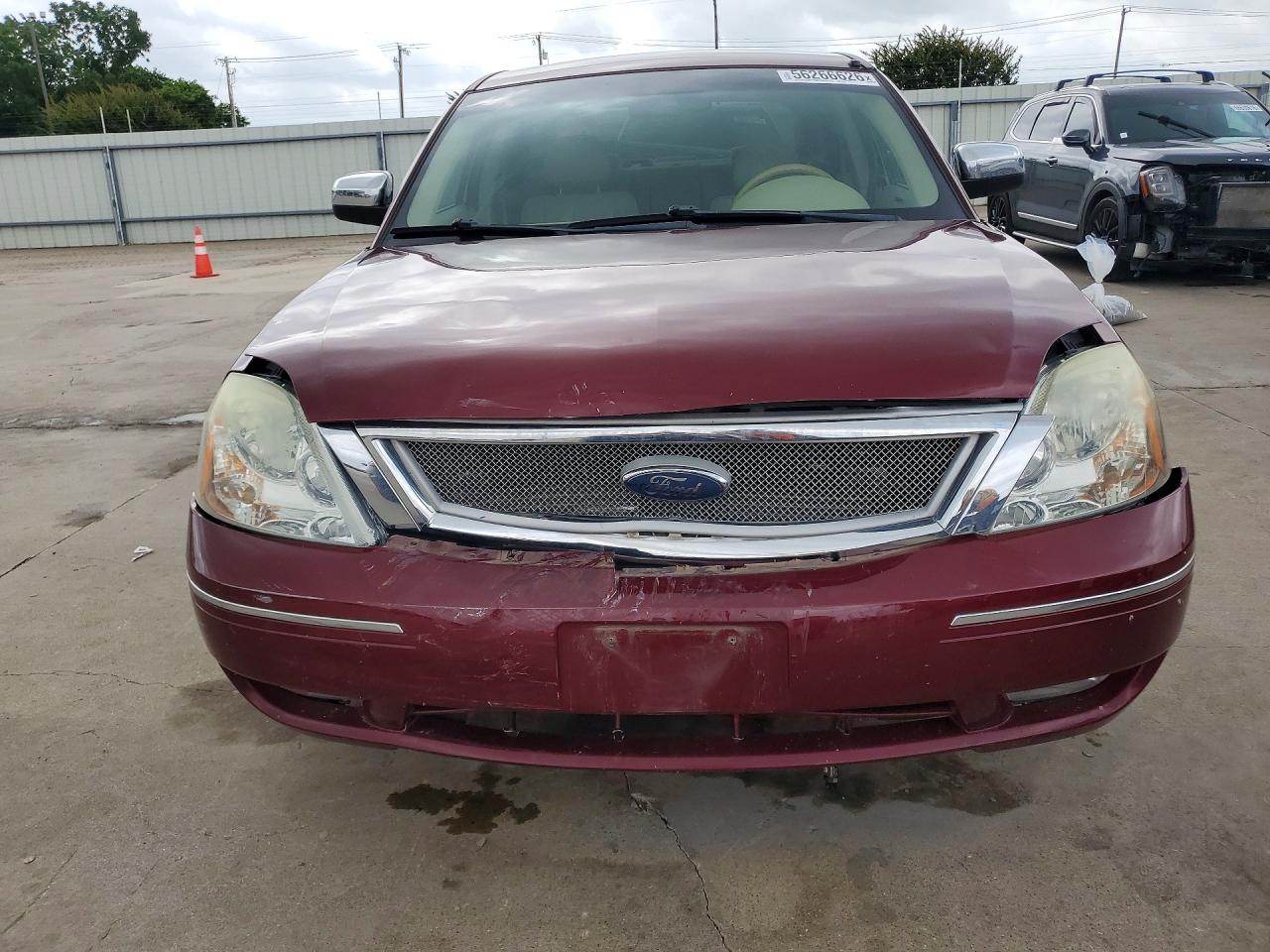 2007 Ford Five Hundred Limited Red vin: 1FAFP25117G119525