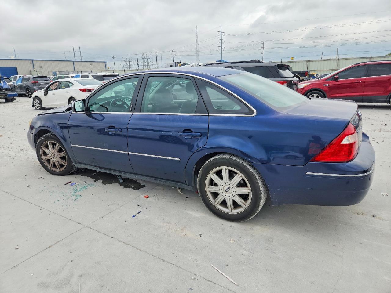2005 Ford Five Hundred Limited Blue vin: 1FAFP25155G166795