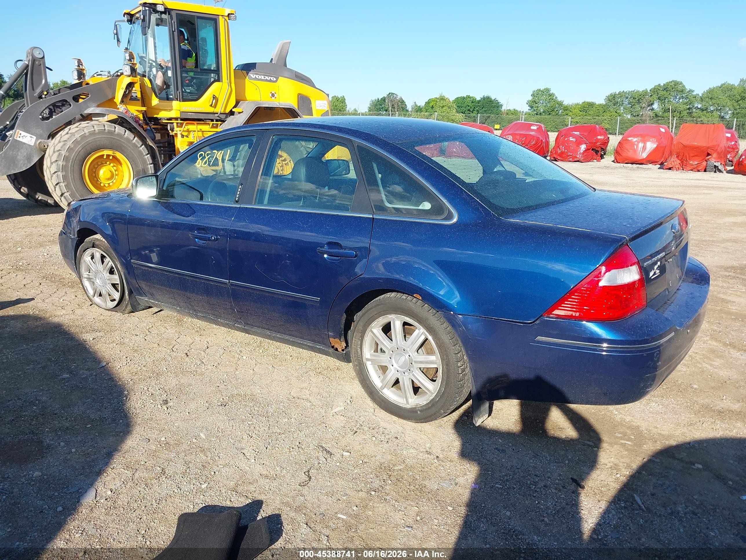 2006 Ford Five Hundred Limited Blue vin: 1FAFP25156G106713