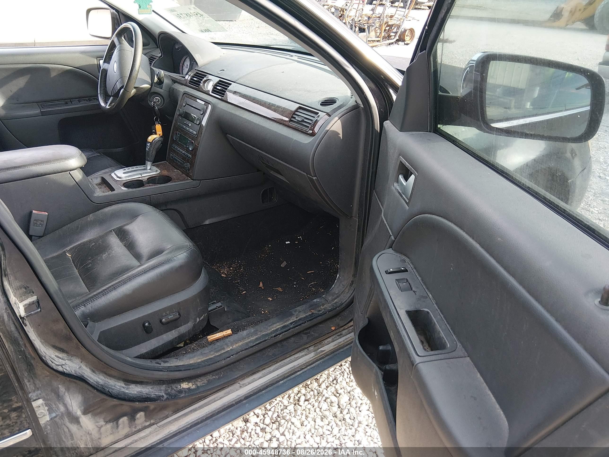2005 Ford Five Hundred Limited Black vin: 1FAFP25175G200347