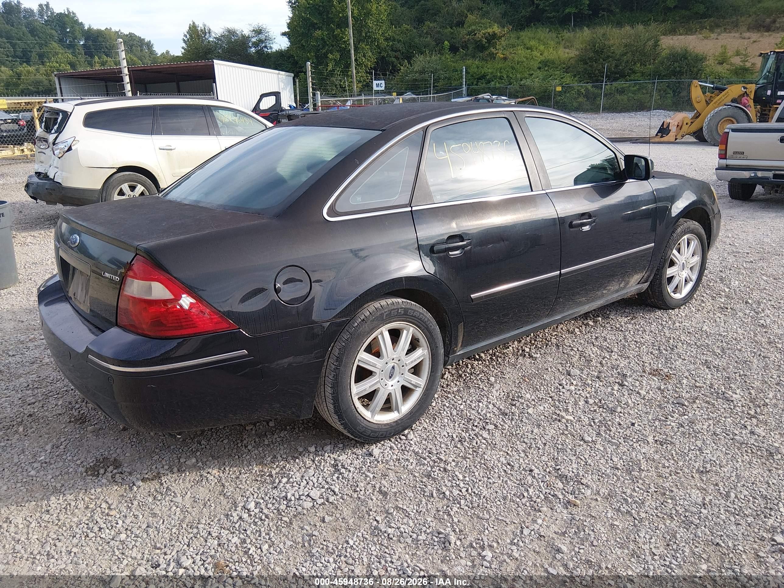 2005 Ford Five Hundred Limited Black vin: 1FAFP25175G200347