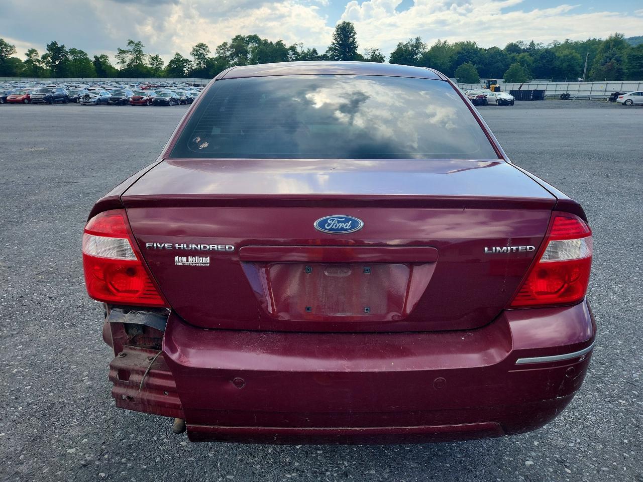 2005 Ford Five Hundred Limited Maroon vin: 1FAFP25195G203864
