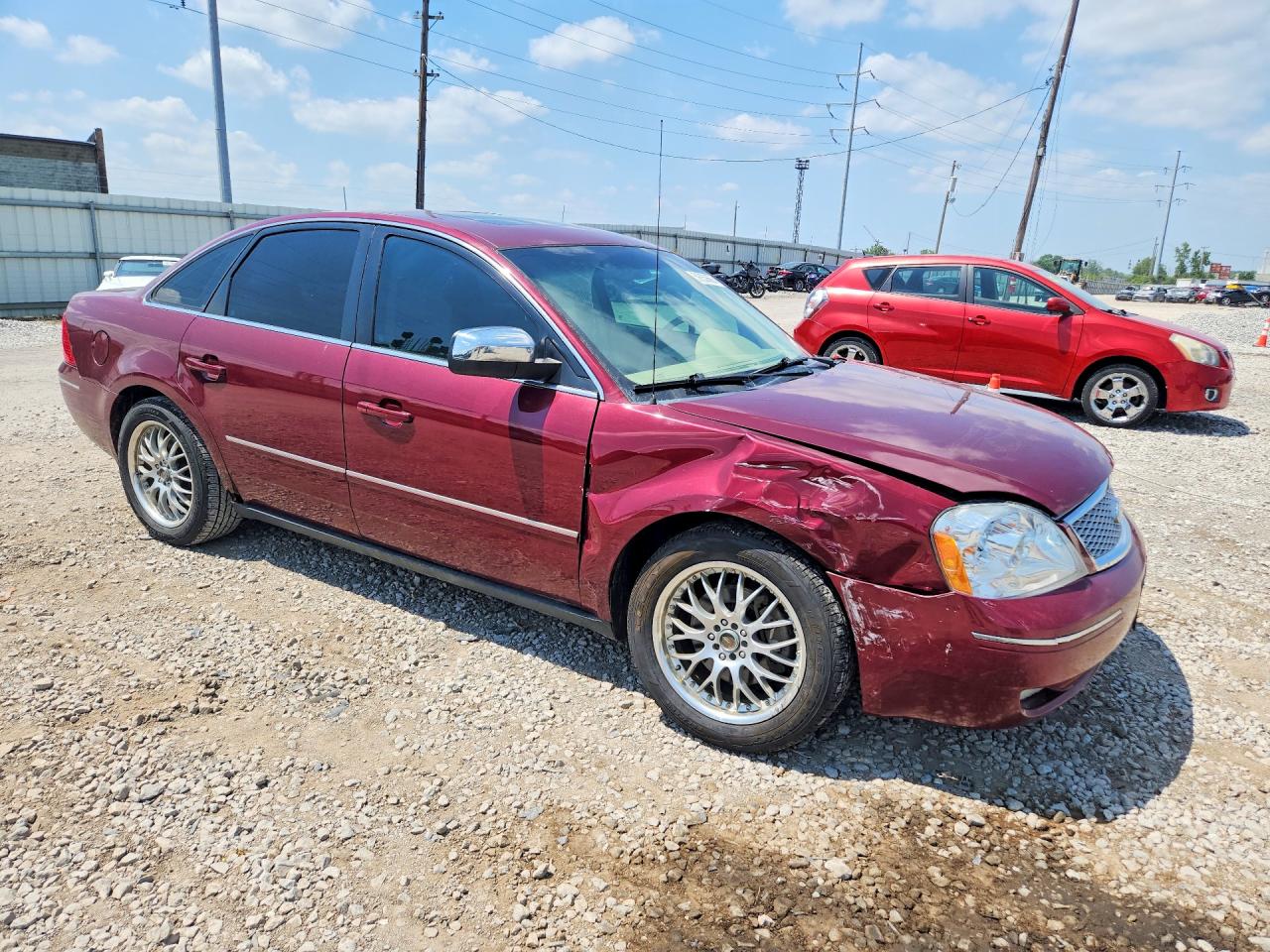 2005 Ford Five Hundred Limited Red vin: 1FAFP251X5G146686