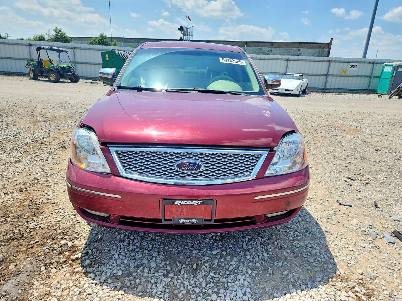 2005 Ford Five Hundred Limited Red vin: 1FAFP251X5G146686