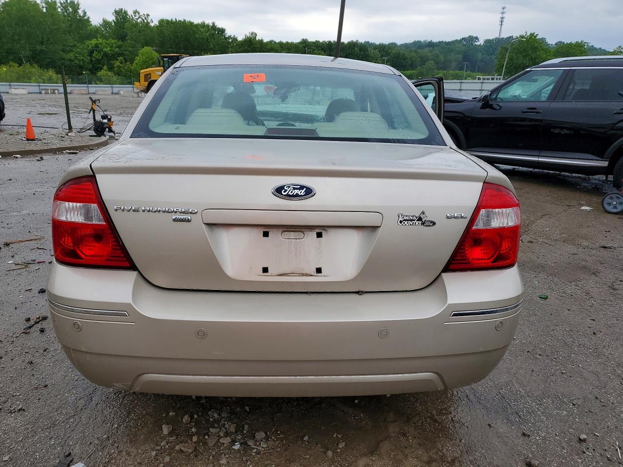 2006 Ford Five Hundred Sel Gold vin: 1FAFP27106G132374