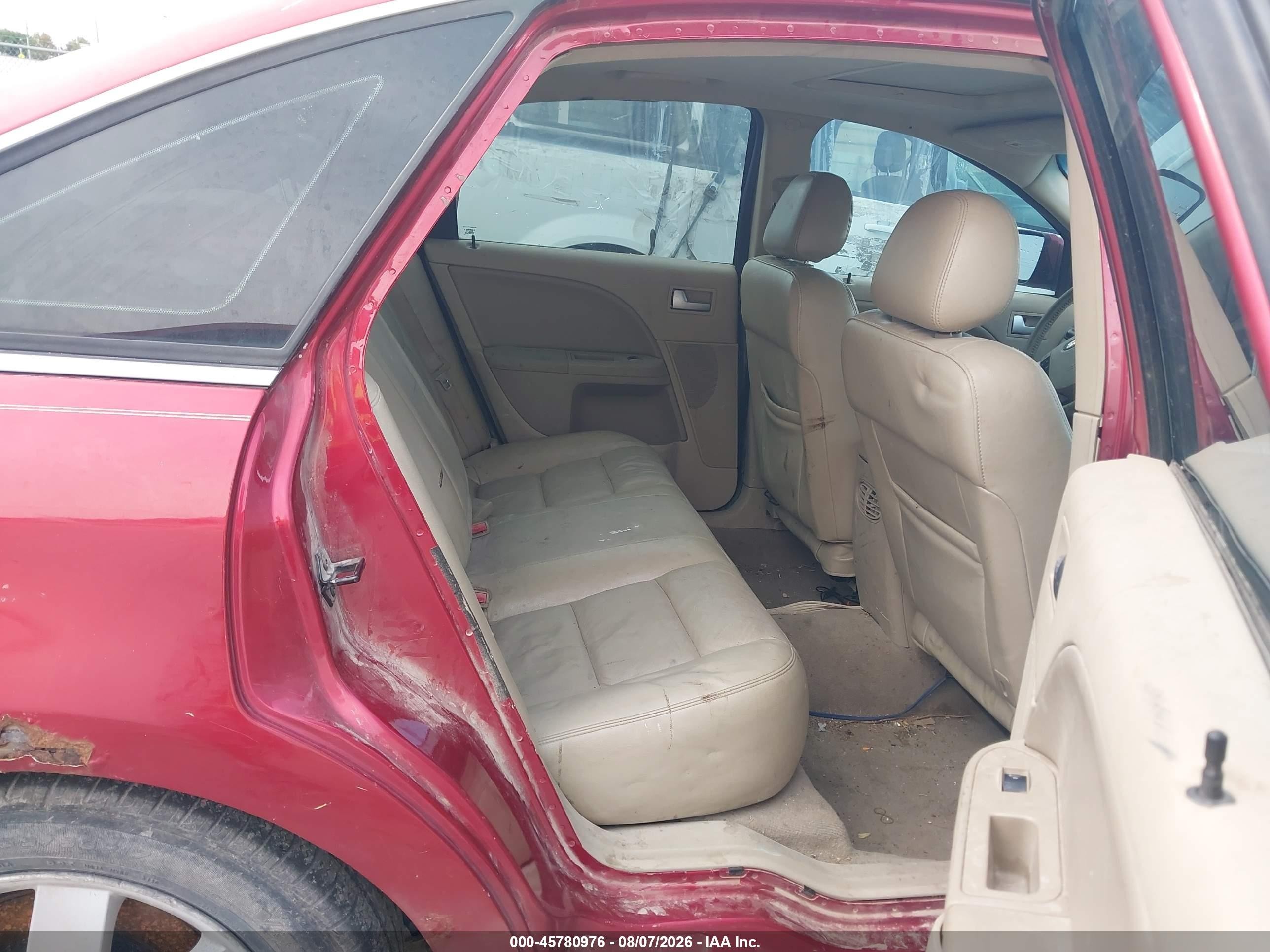 2005 Ford Five Hundred Sel Красный vin: 1FAFP27125G107958