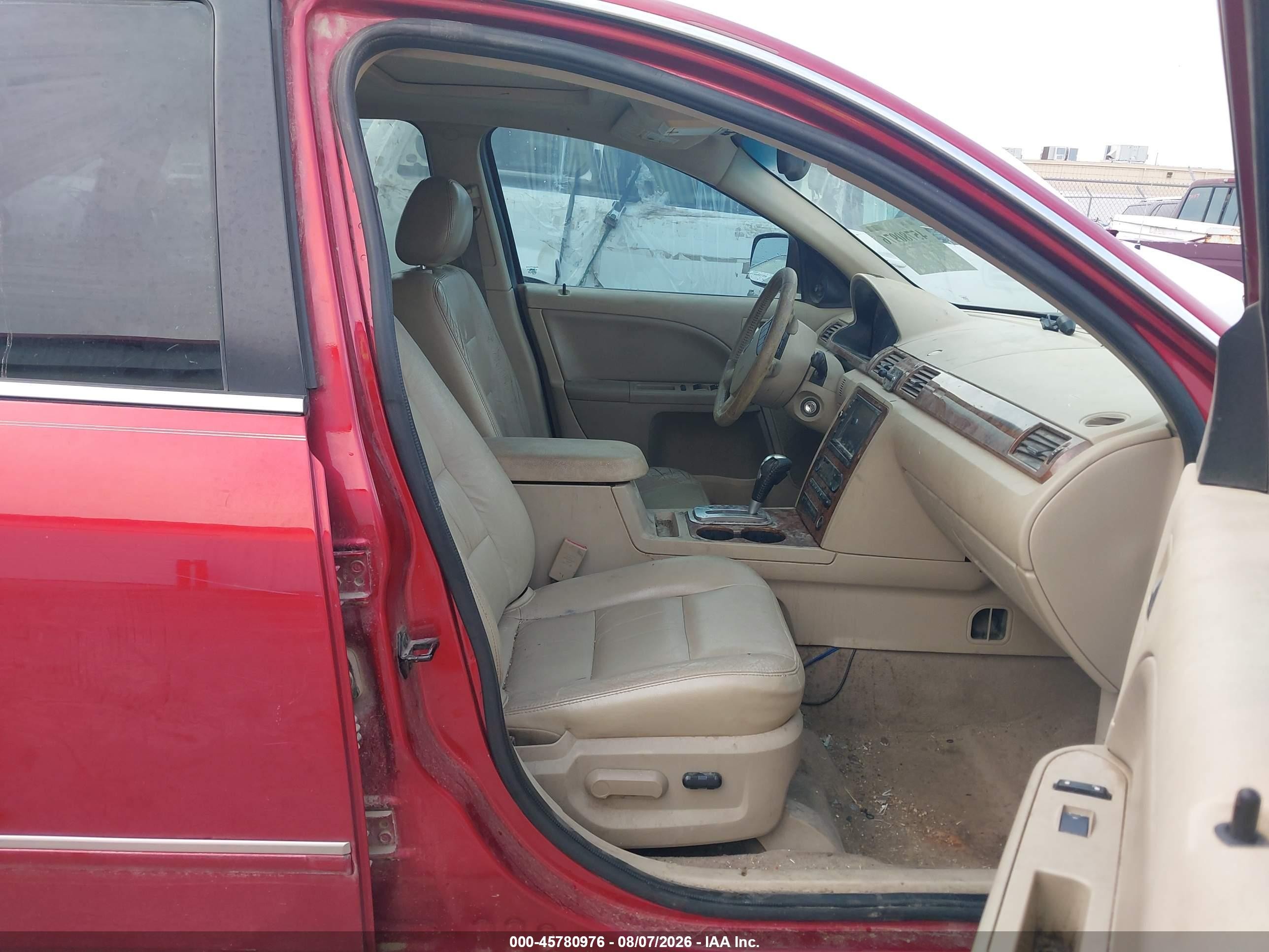 2005 Ford Five Hundred Sel Красный vin: 1FAFP27125G107958
