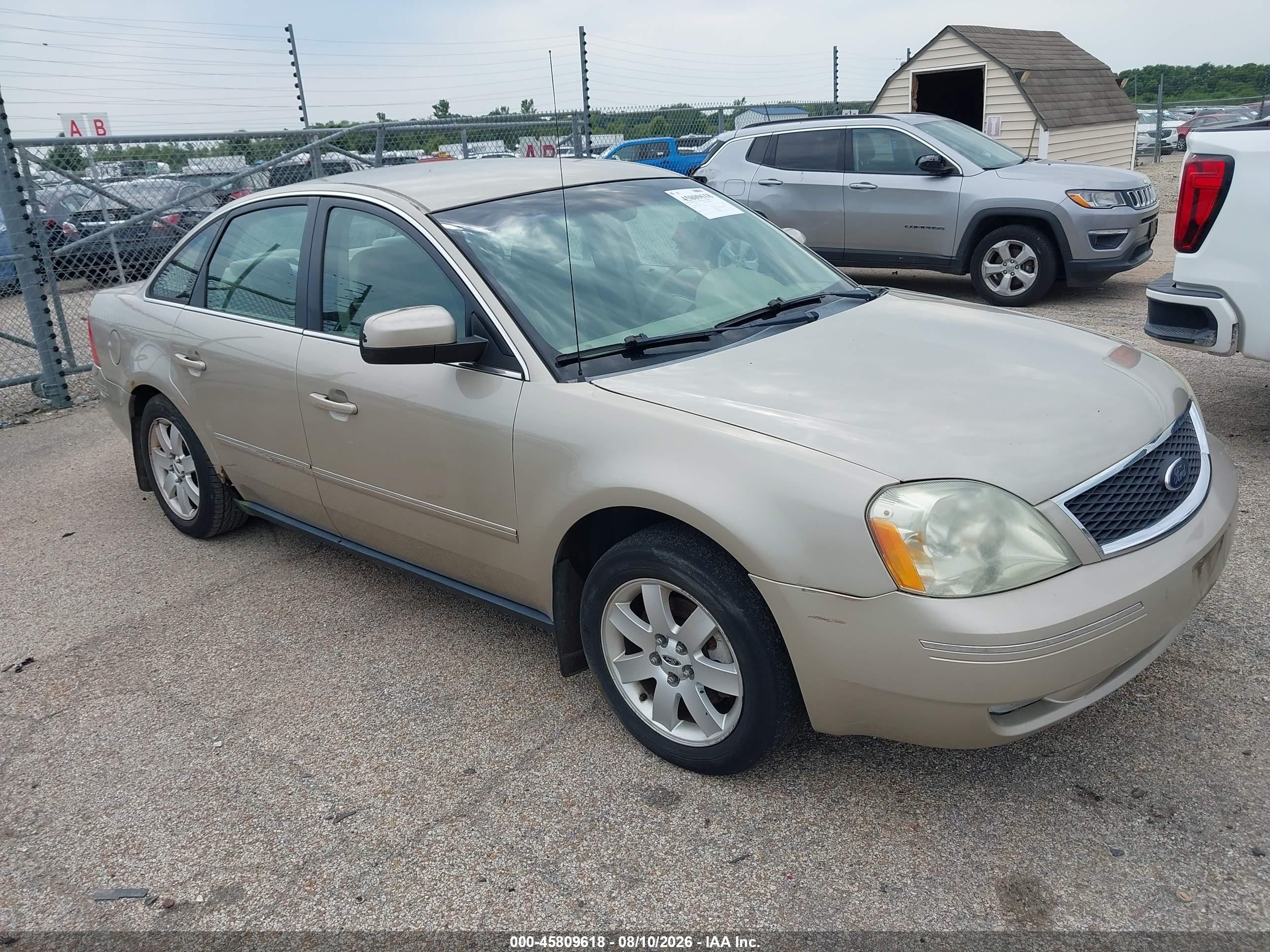 2005 Ford Five Hundred Sel Beige vin: 1FAFP27125G149949