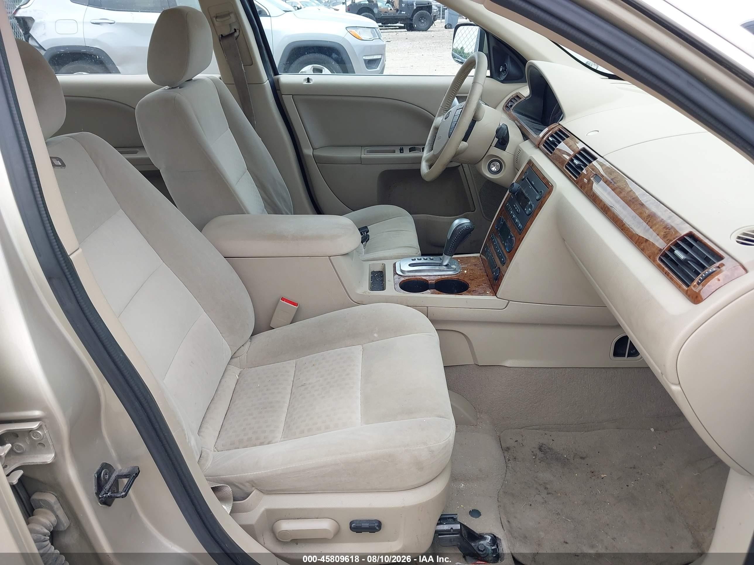 2005 Ford Five Hundred Sel Beige vin: 1FAFP27125G149949
