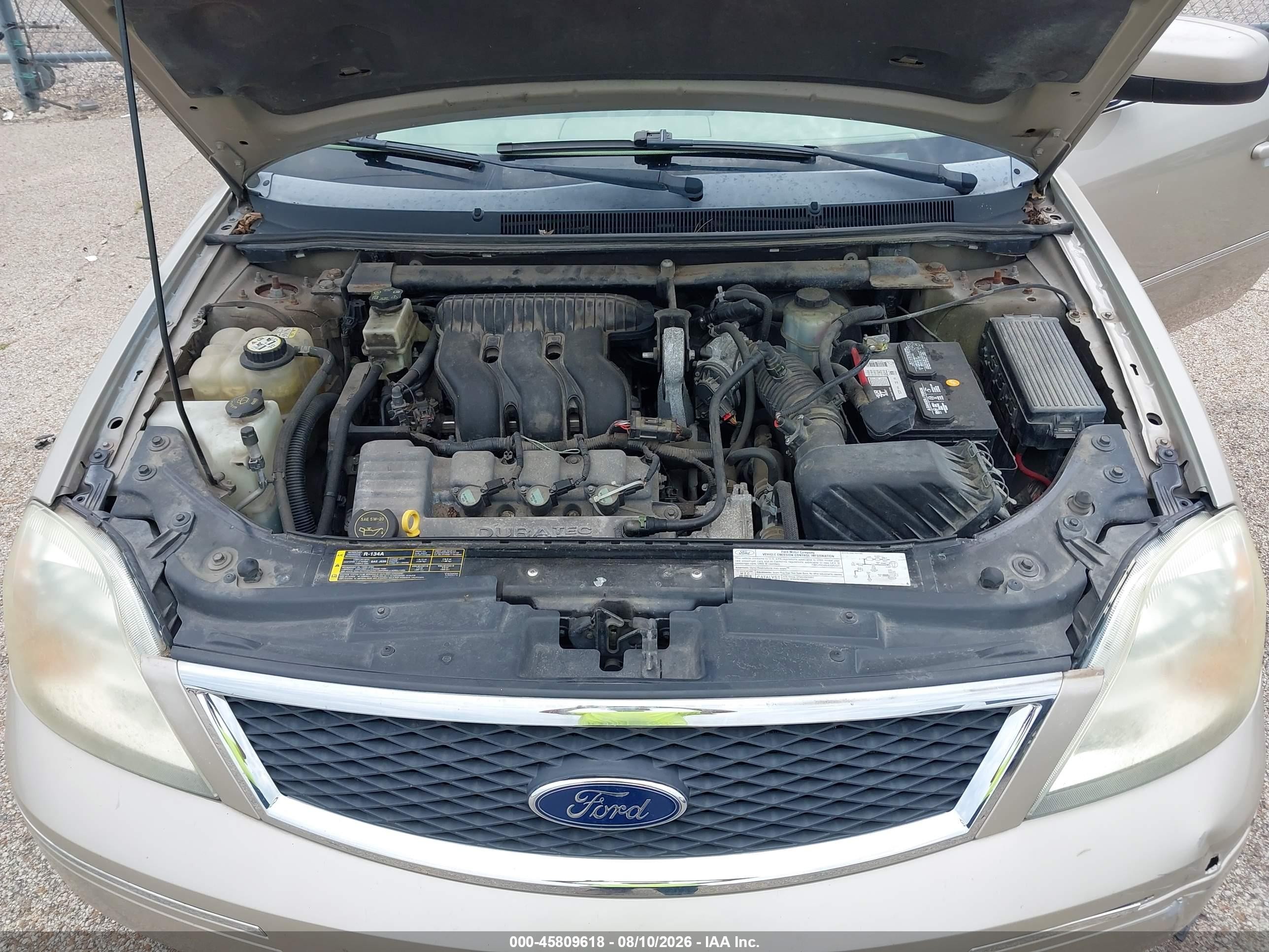 2005 Ford Five Hundred Sel Beige vin: 1FAFP27125G149949