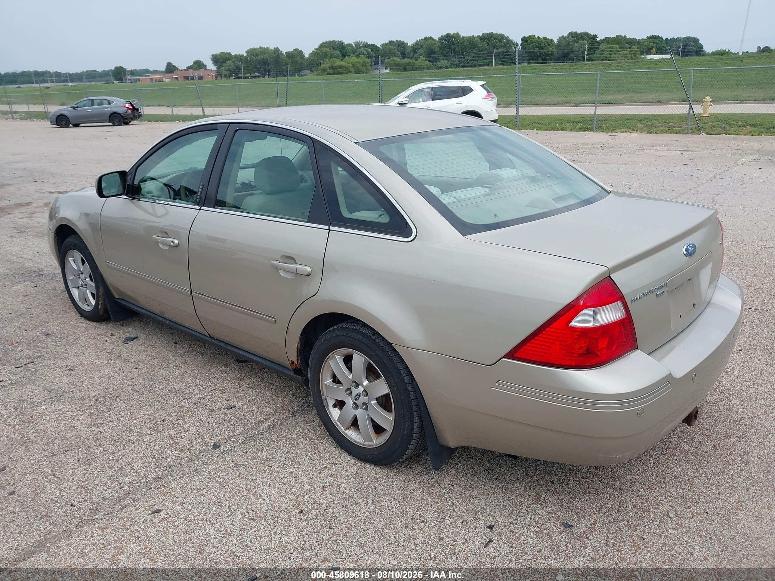 2005 Ford Five Hundred Sel Beige vin: 1FAFP27125G149949