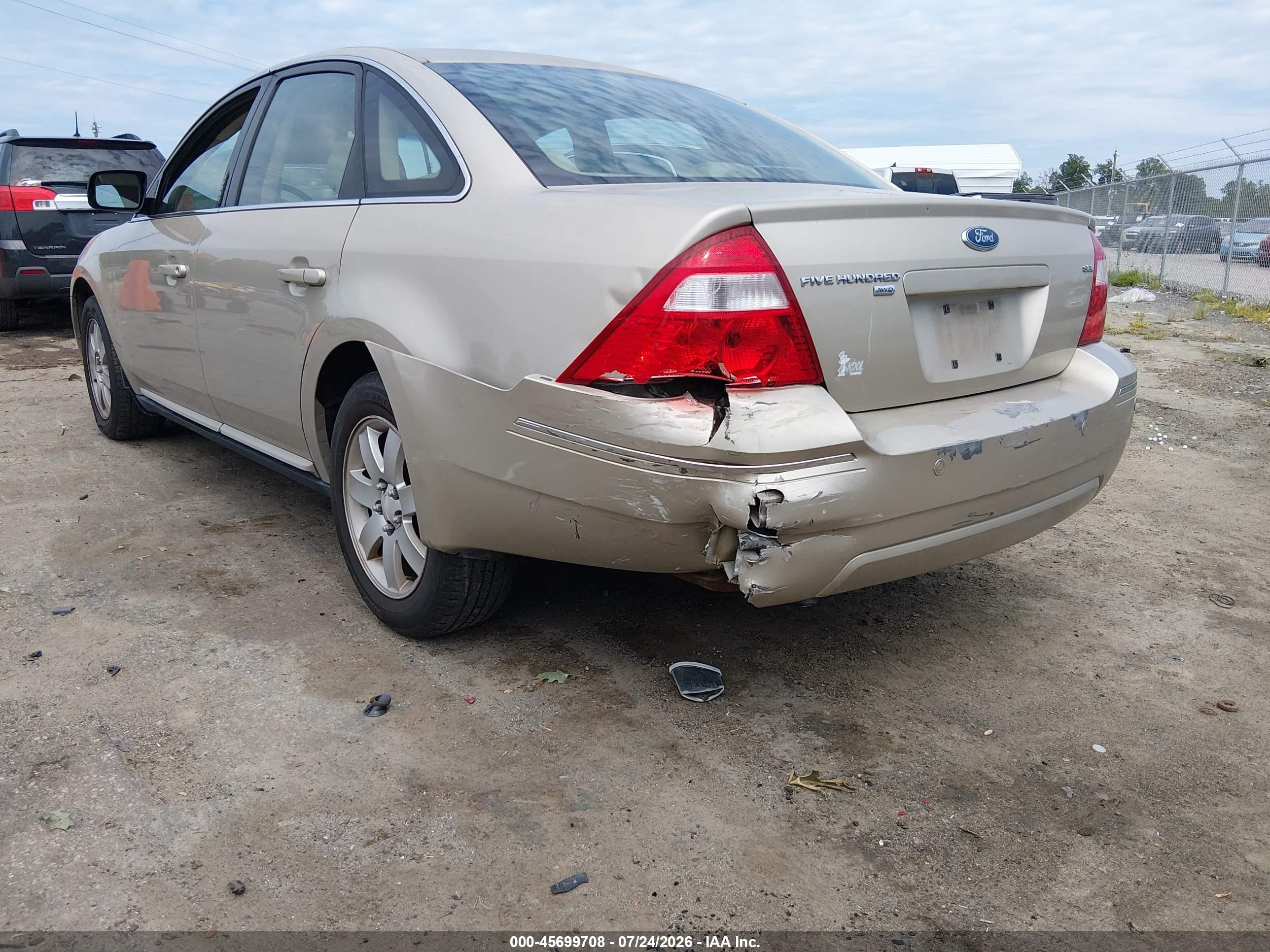 2006 Ford Five Hundred Sel Champagne vin: 1FAFP27166G173477