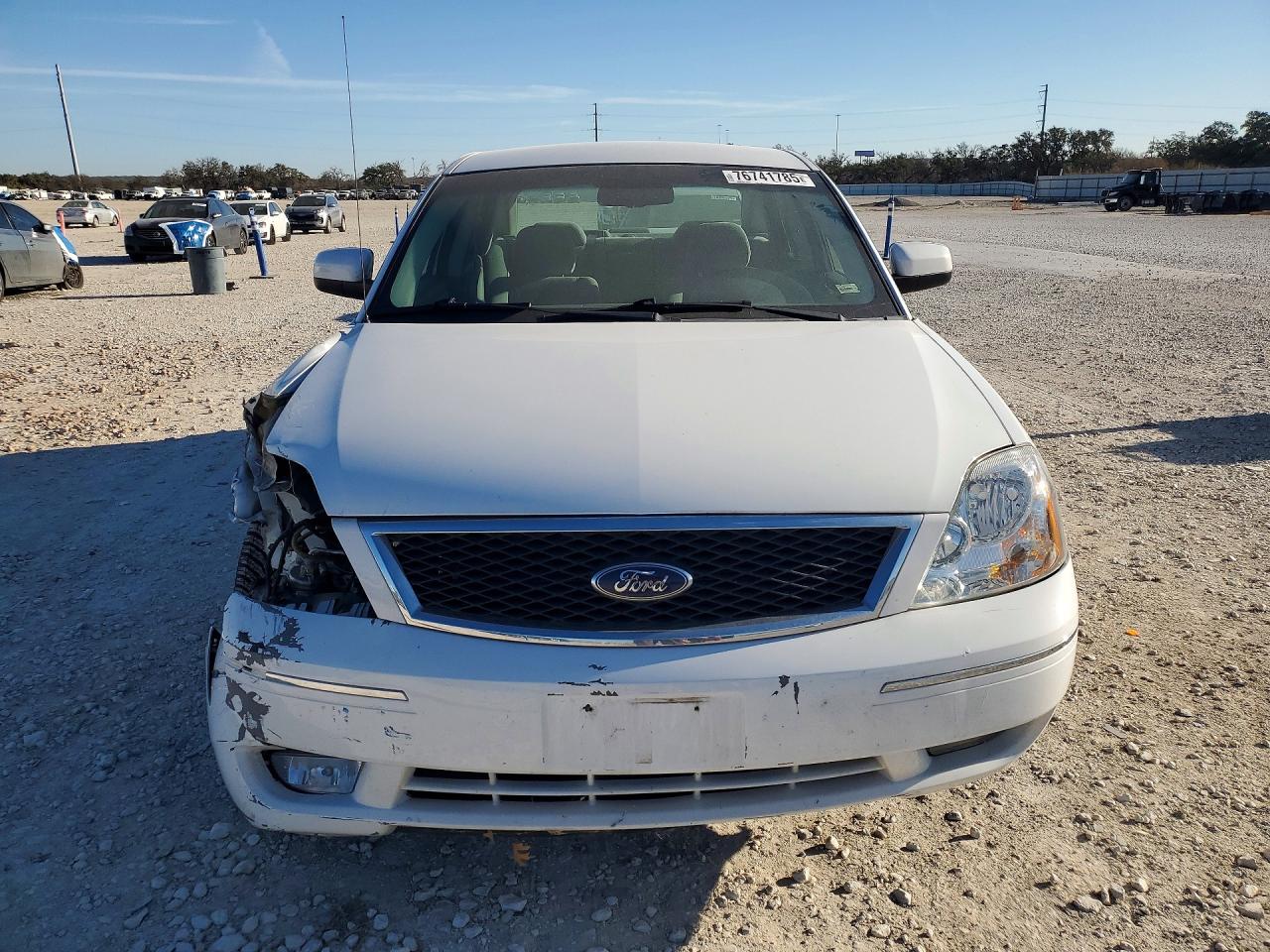 2006 Ford Five Hundred Sel White vin: 1FAFP27186G120375