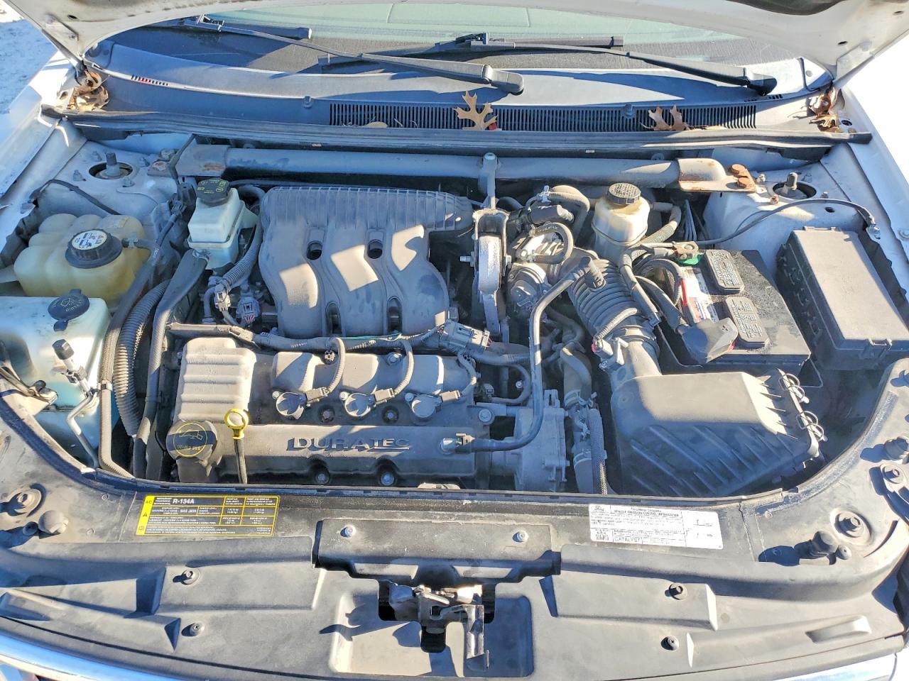 2006 Ford Five Hundred Sel White vin: 1FAFP27186G120375