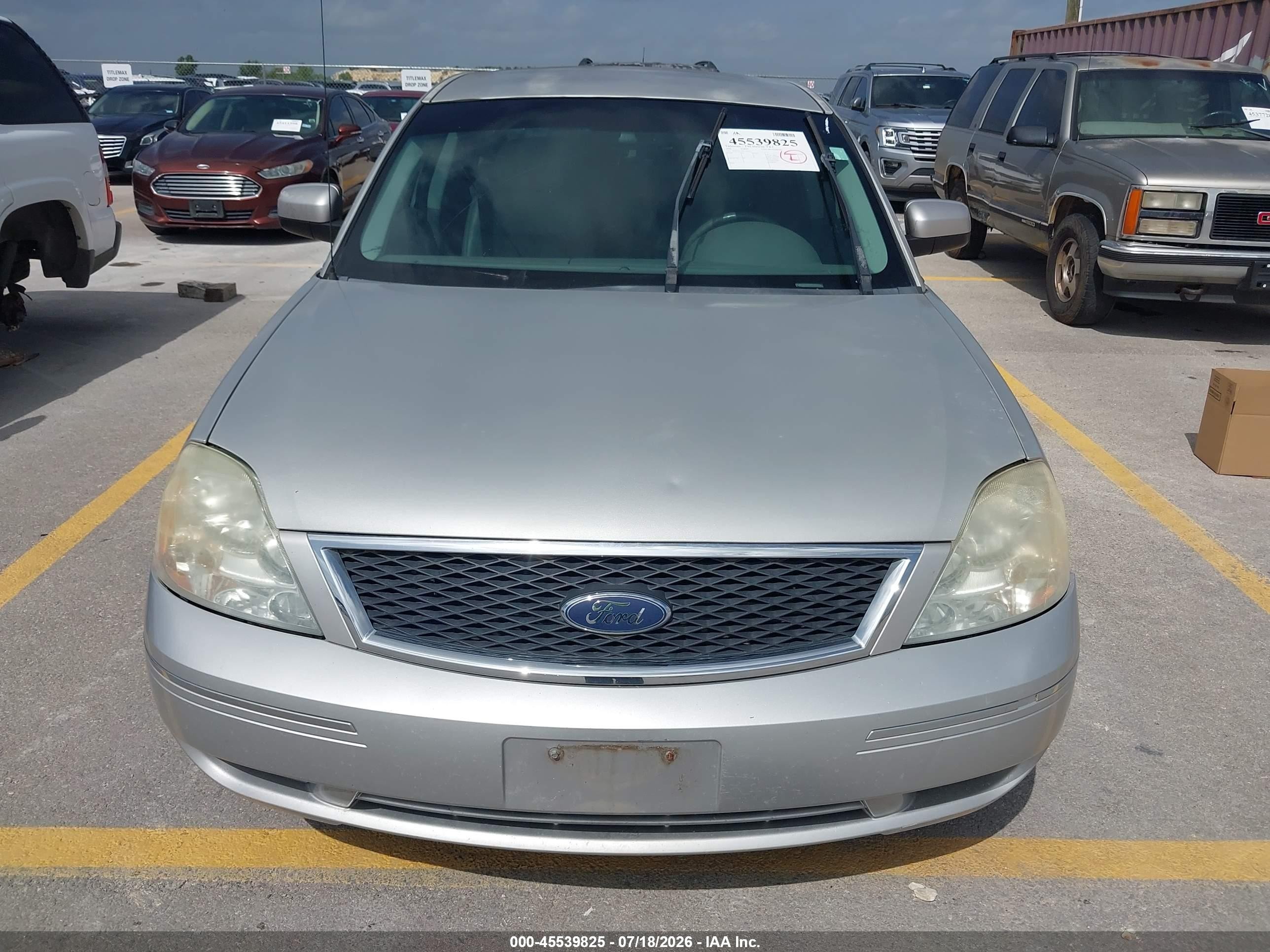 2006 Ford Five Hundred Sel Beige vin: 1FAFP271X6G143737