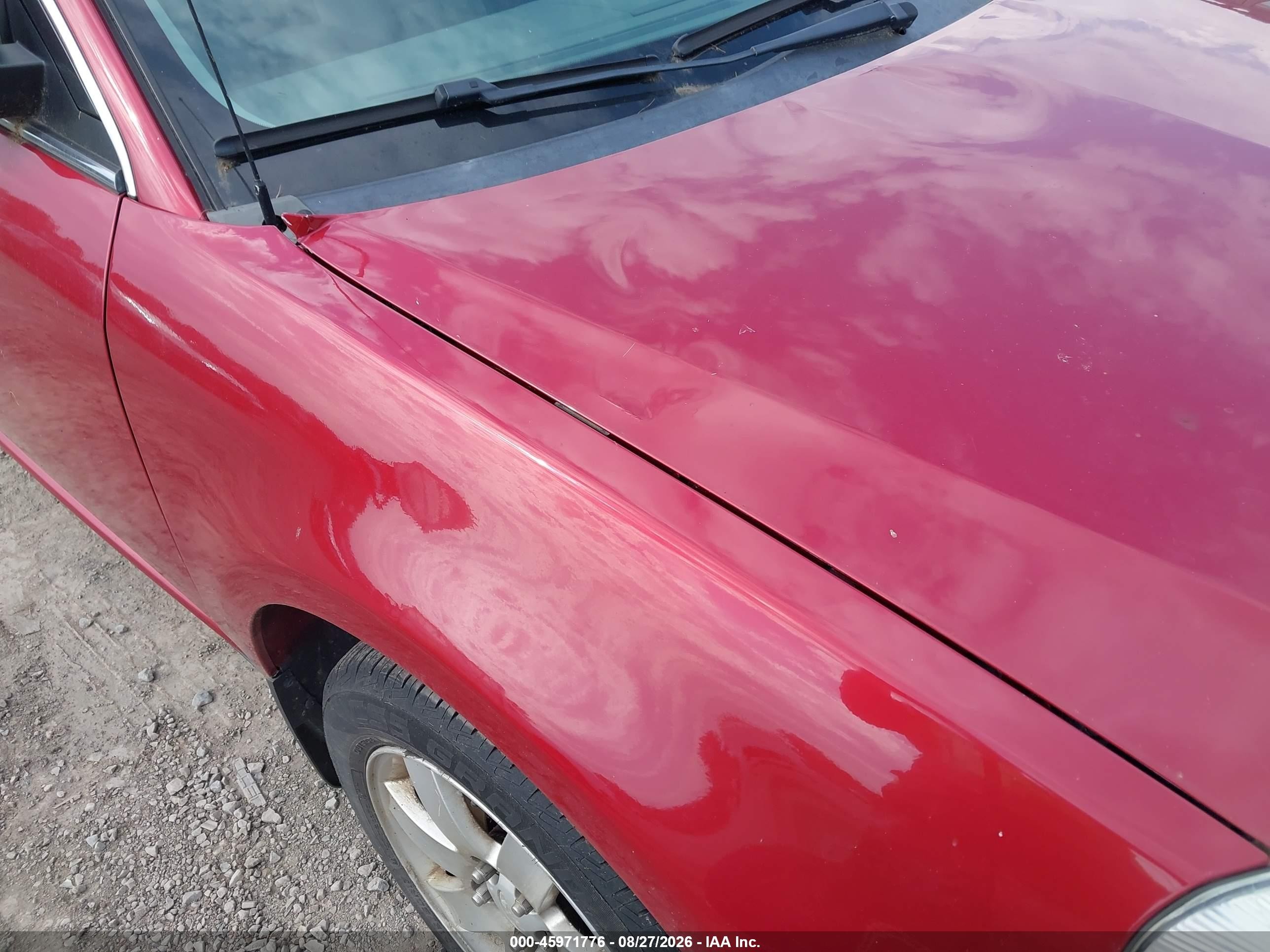 2007 Ford Five Hundred Sel Red vin: 1FAFP271X7G101764