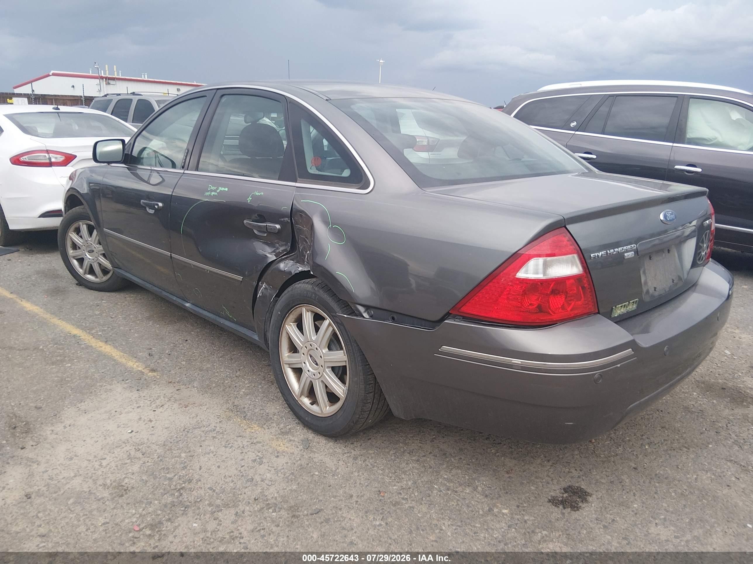 2005 Ford Five Hundred Limited Gray vin: 1FAFP28165G123160