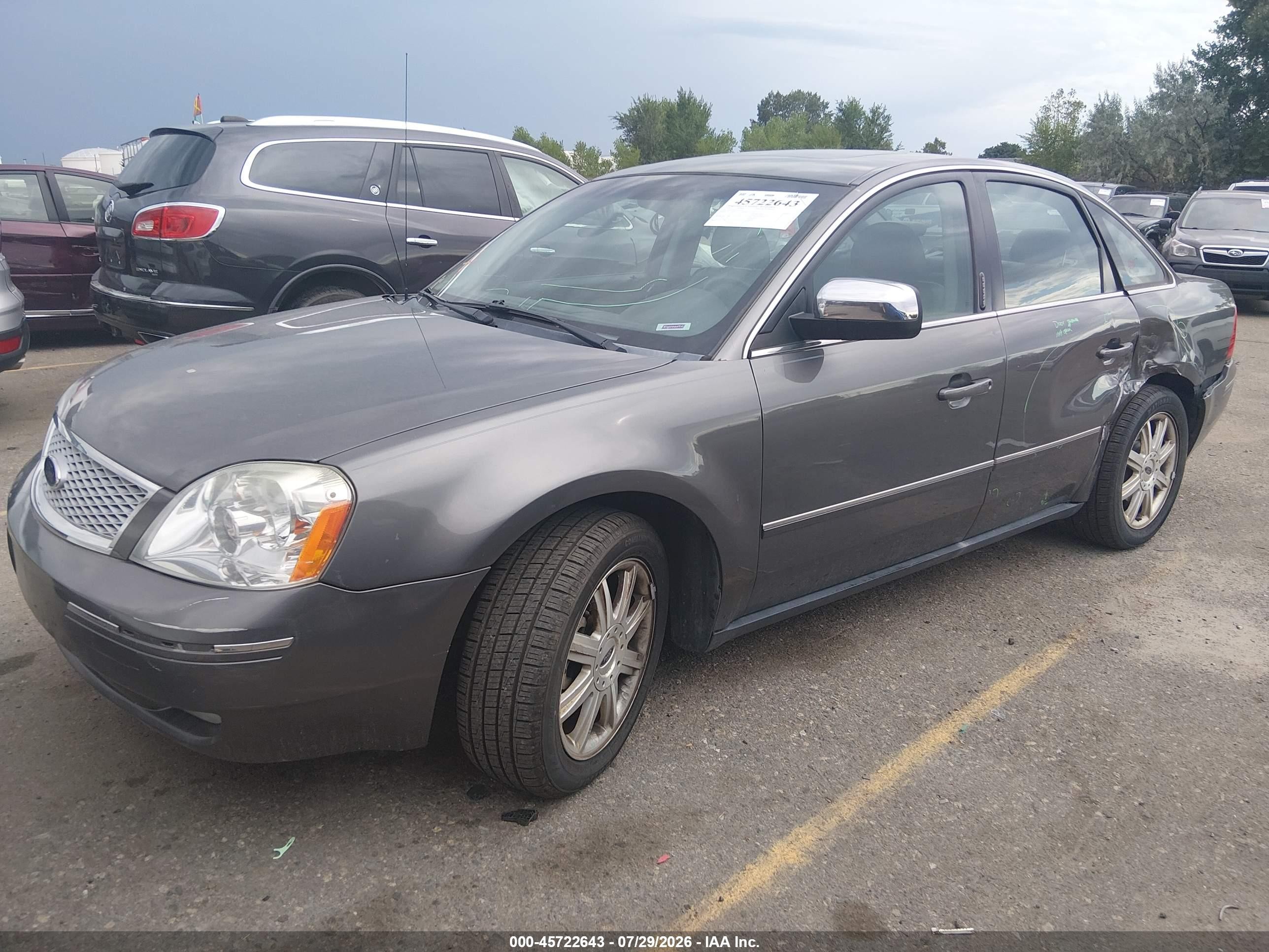 2005 Ford Five Hundred Limited Gray vin: 1FAFP28165G123160