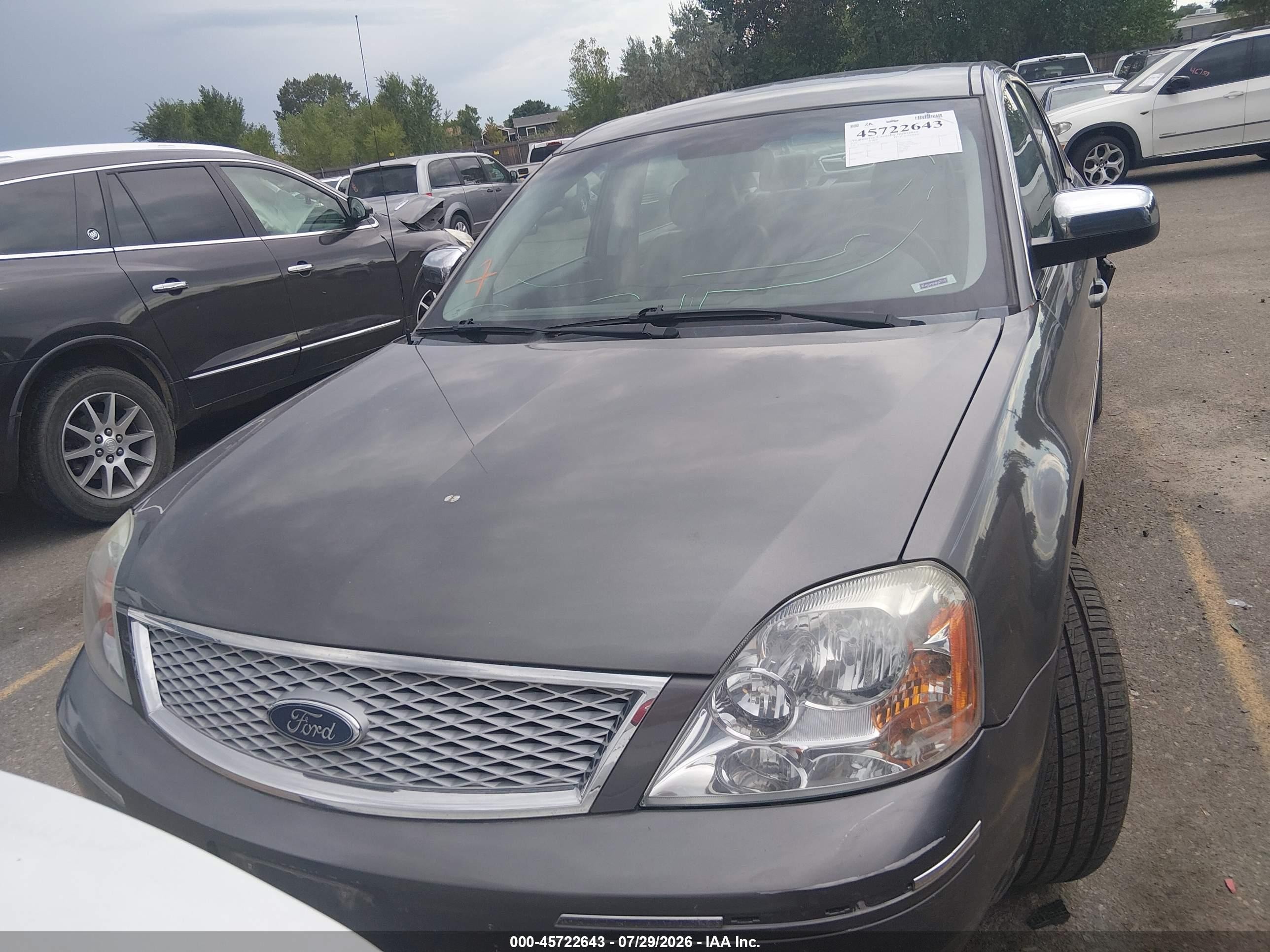 2005 Ford Five Hundred Limited Gray vin: 1FAFP28165G123160