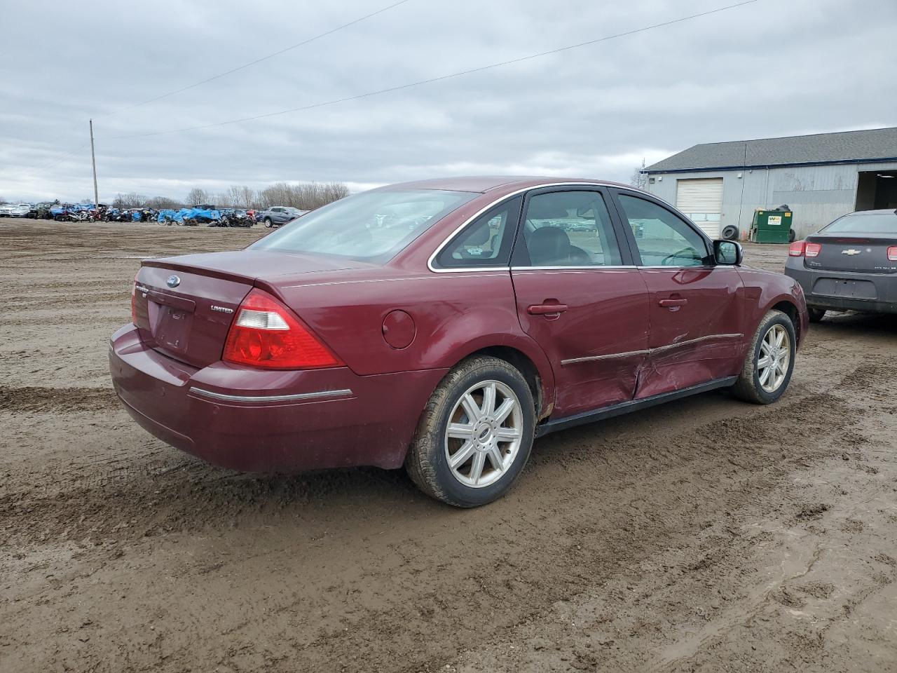 2005 Ford Five Hundred Limited Maroon vin: 1FAFP28175G191967