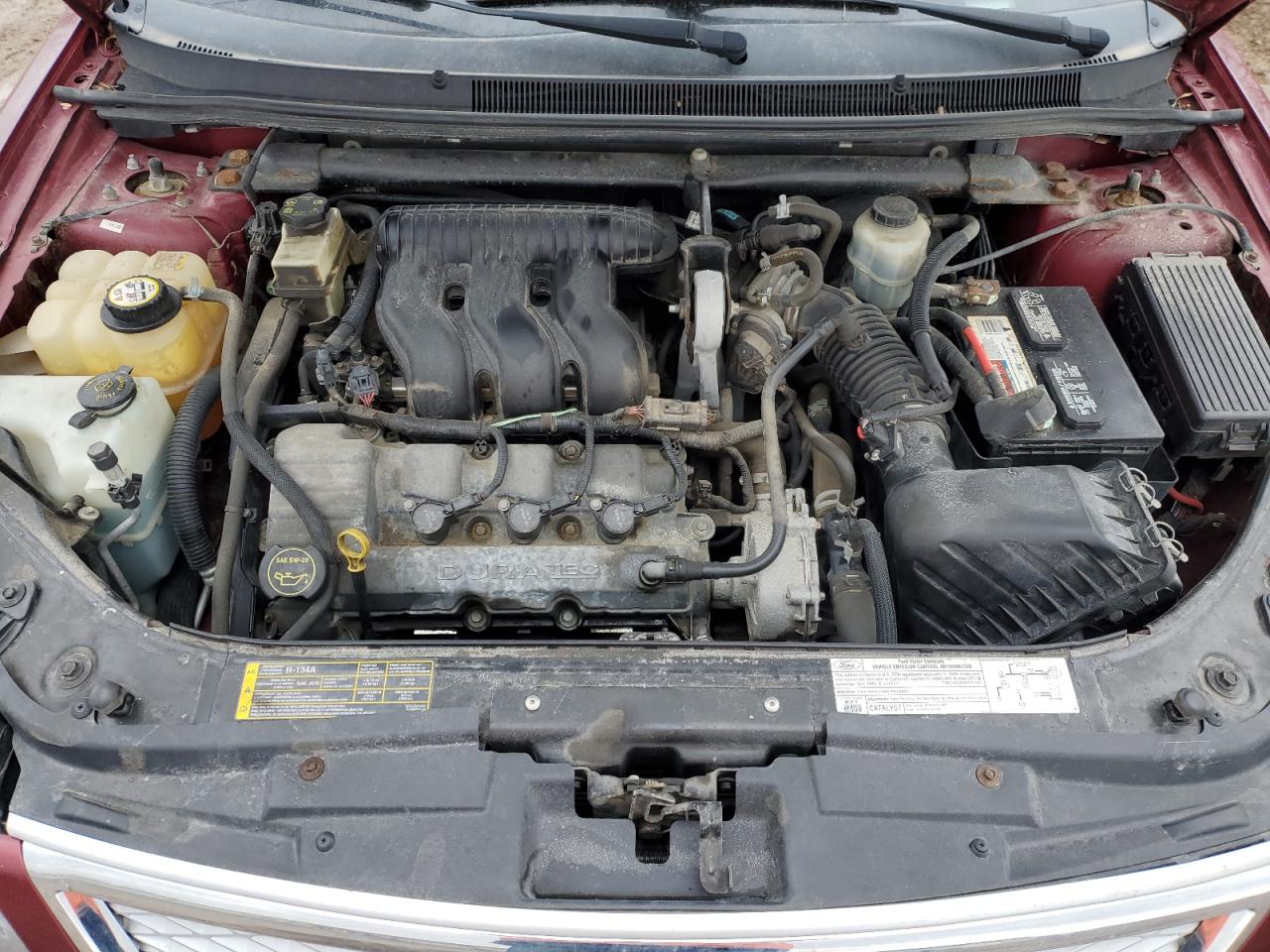 2005 Ford Five Hundred Limited Maroon vin: 1FAFP28175G191967