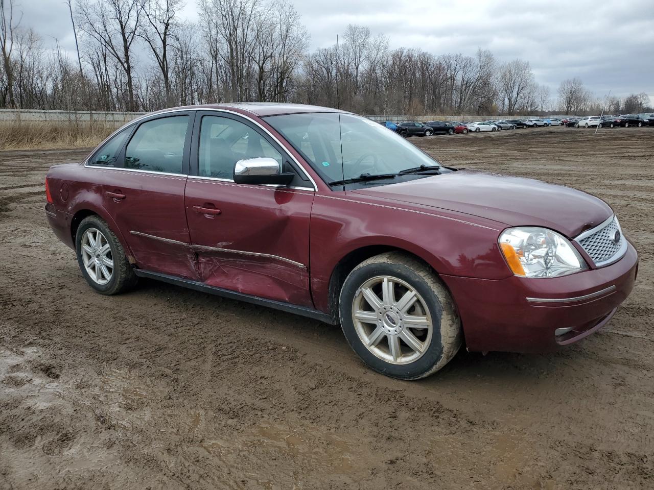 2005 Ford Five Hundred Limited Maroon vin: 1FAFP28175G191967