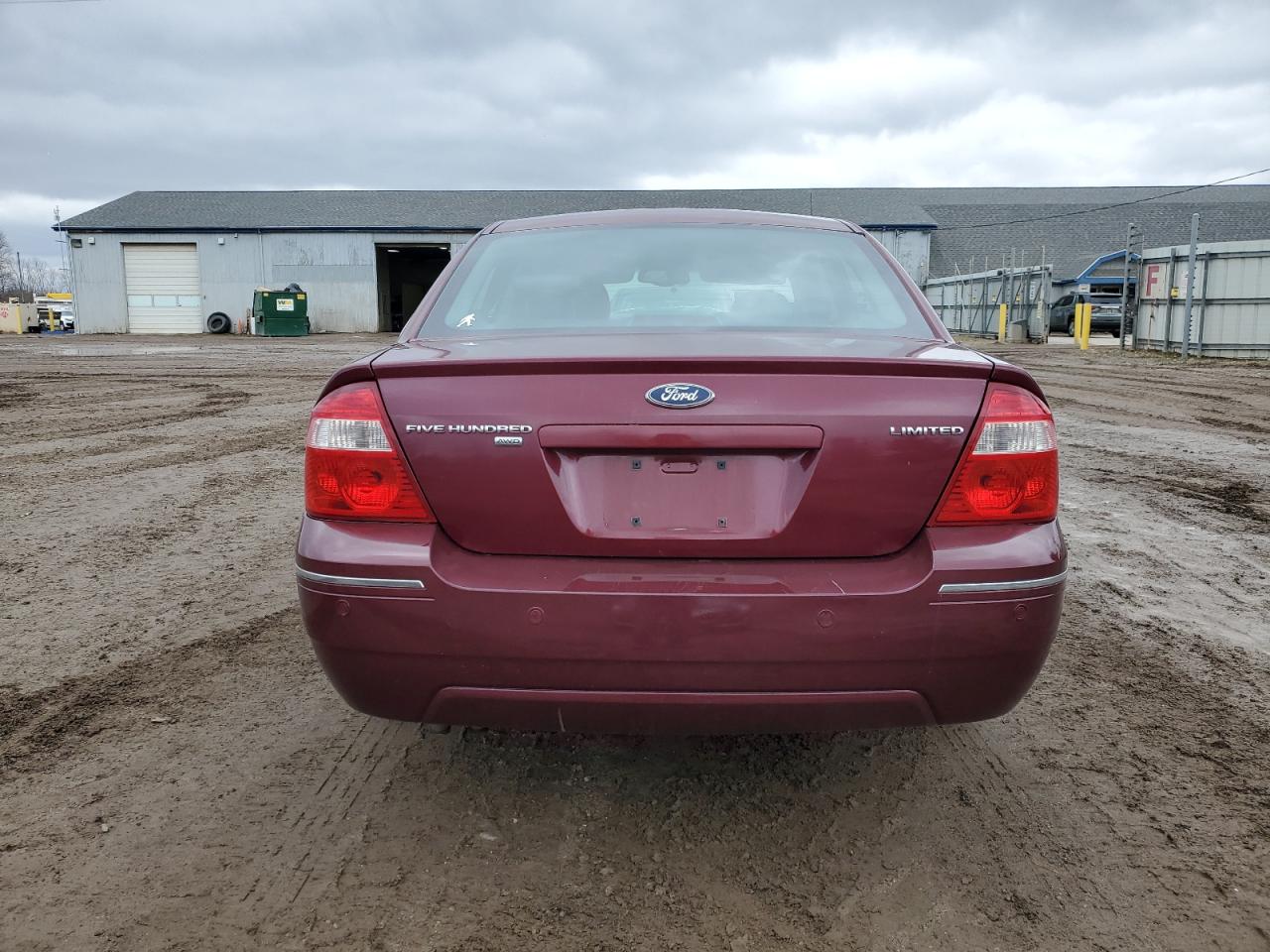 2005 Ford Five Hundred Limited Maroon vin: 1FAFP28175G191967