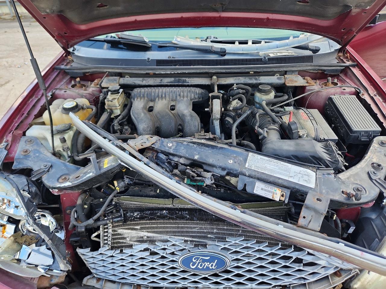 2005 Ford Five Hundred Limited Burgundy vin: 1FAFP28185G125671