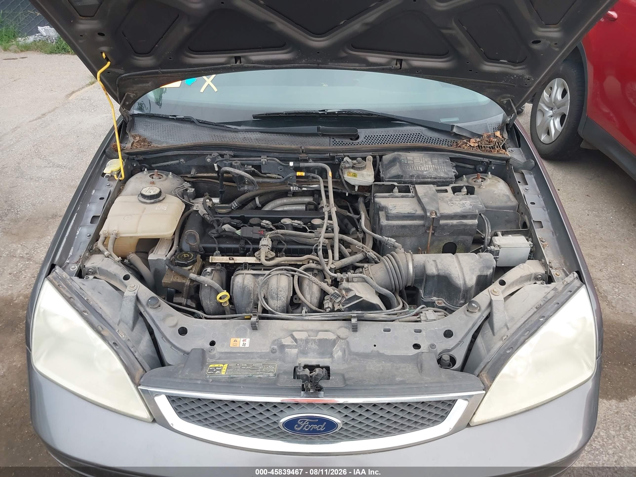 2007 Ford Focus S/se/ses Gray vin: 1FAFP31N07W160183