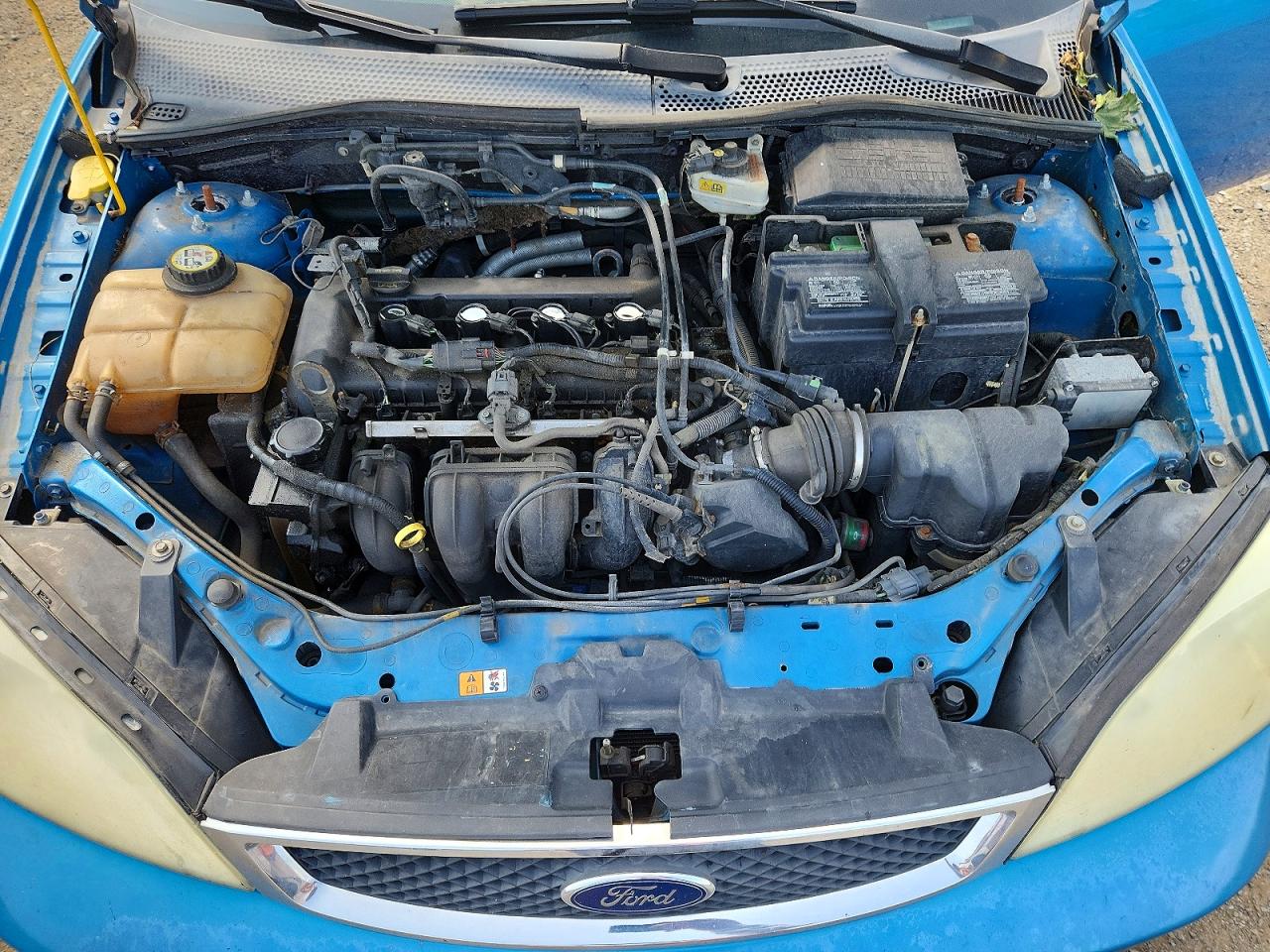 2007 Ford Focus Zx3 Blue vin: 1FAFP31N17W248515