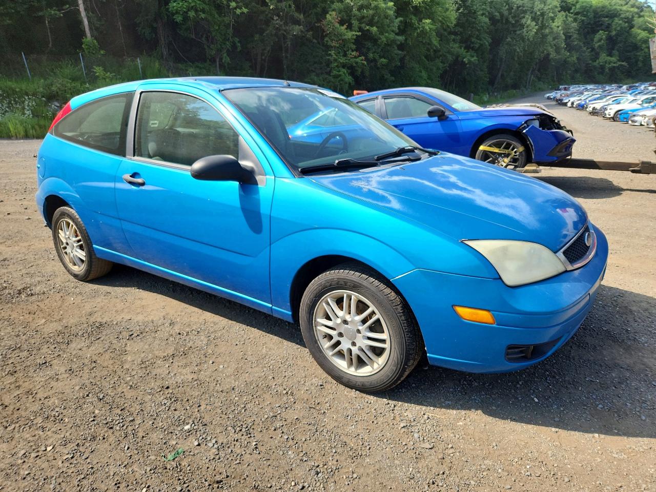 2007 Ford Focus Zx3 Blue vin: 1FAFP31N17W248515