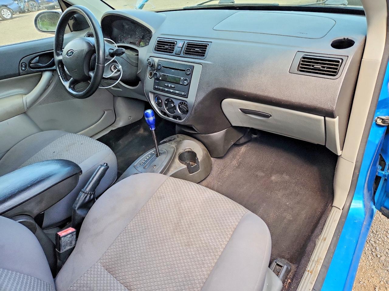 2007 Ford Focus Zx3 Blue vin: 1FAFP31N17W248515