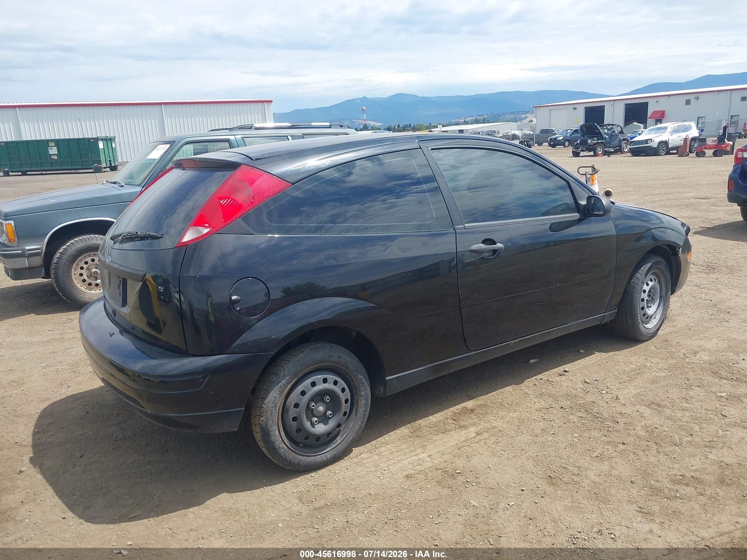 2007 Ford Focus S/se/ses Черный vin: 1FAFP31N27W316997
