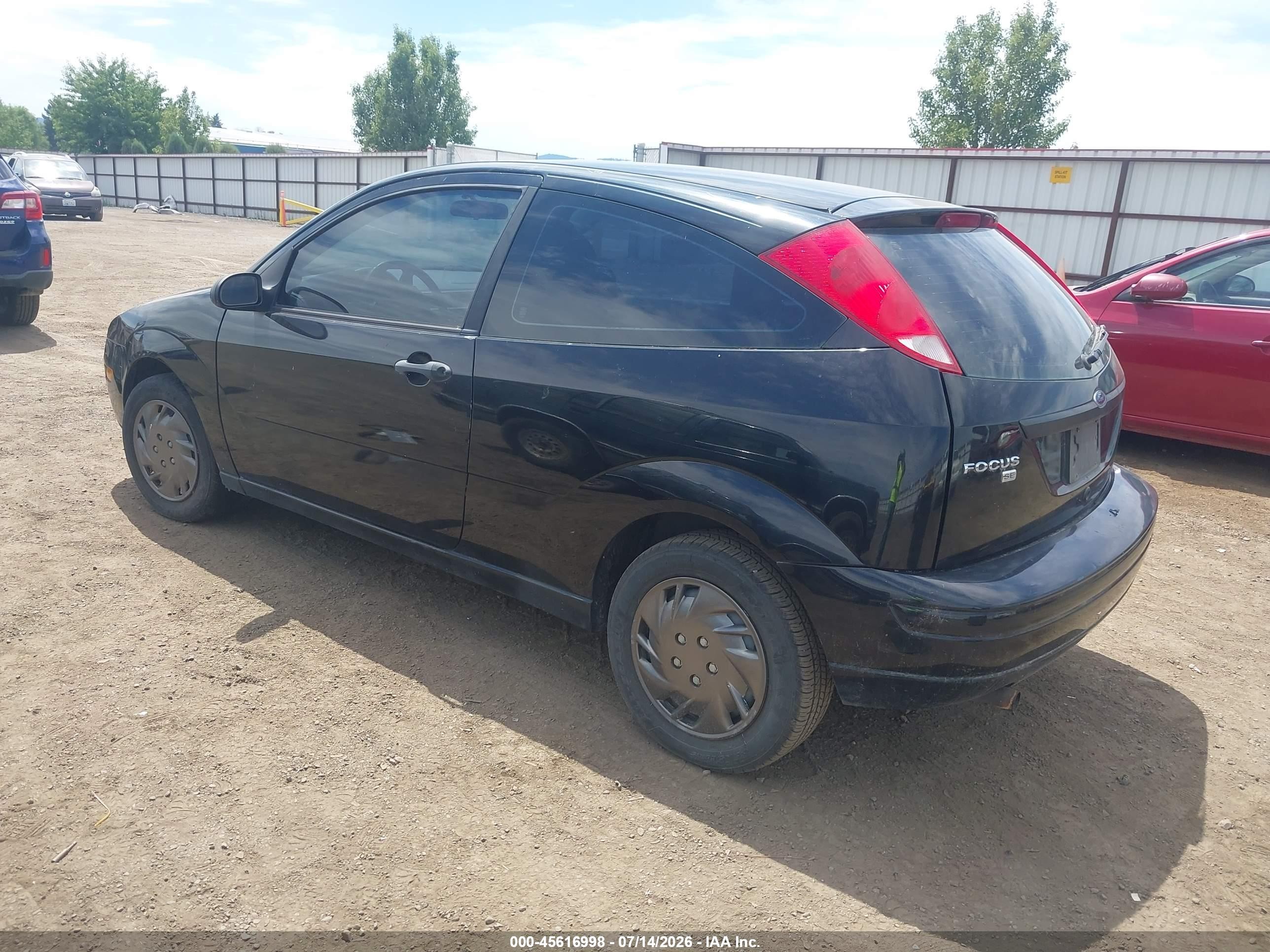 2007 Ford Focus S/se/ses Черный vin: 1FAFP31N27W316997