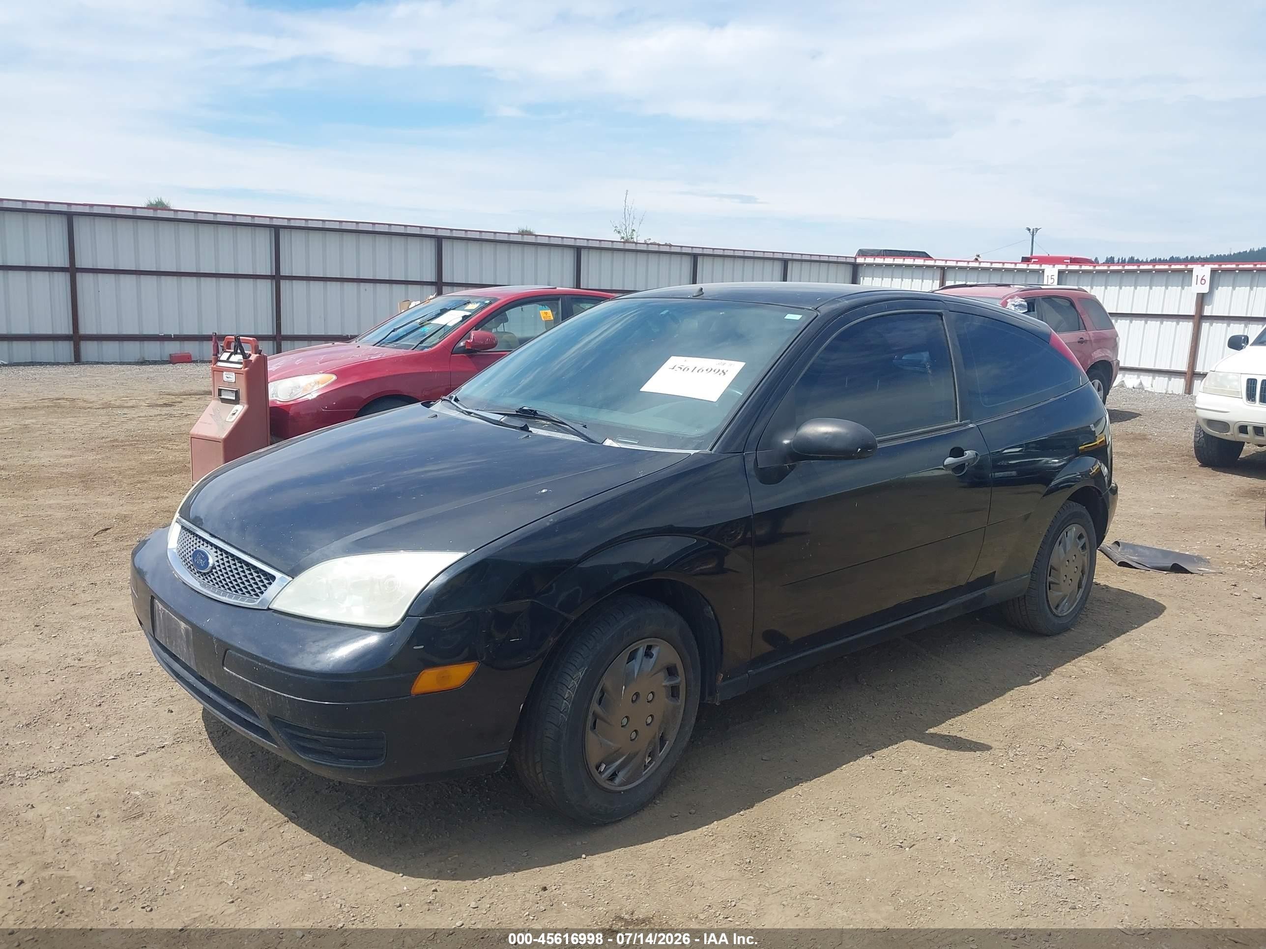 2007 Ford Focus S/se/ses Черный vin: 1FAFP31N27W316997