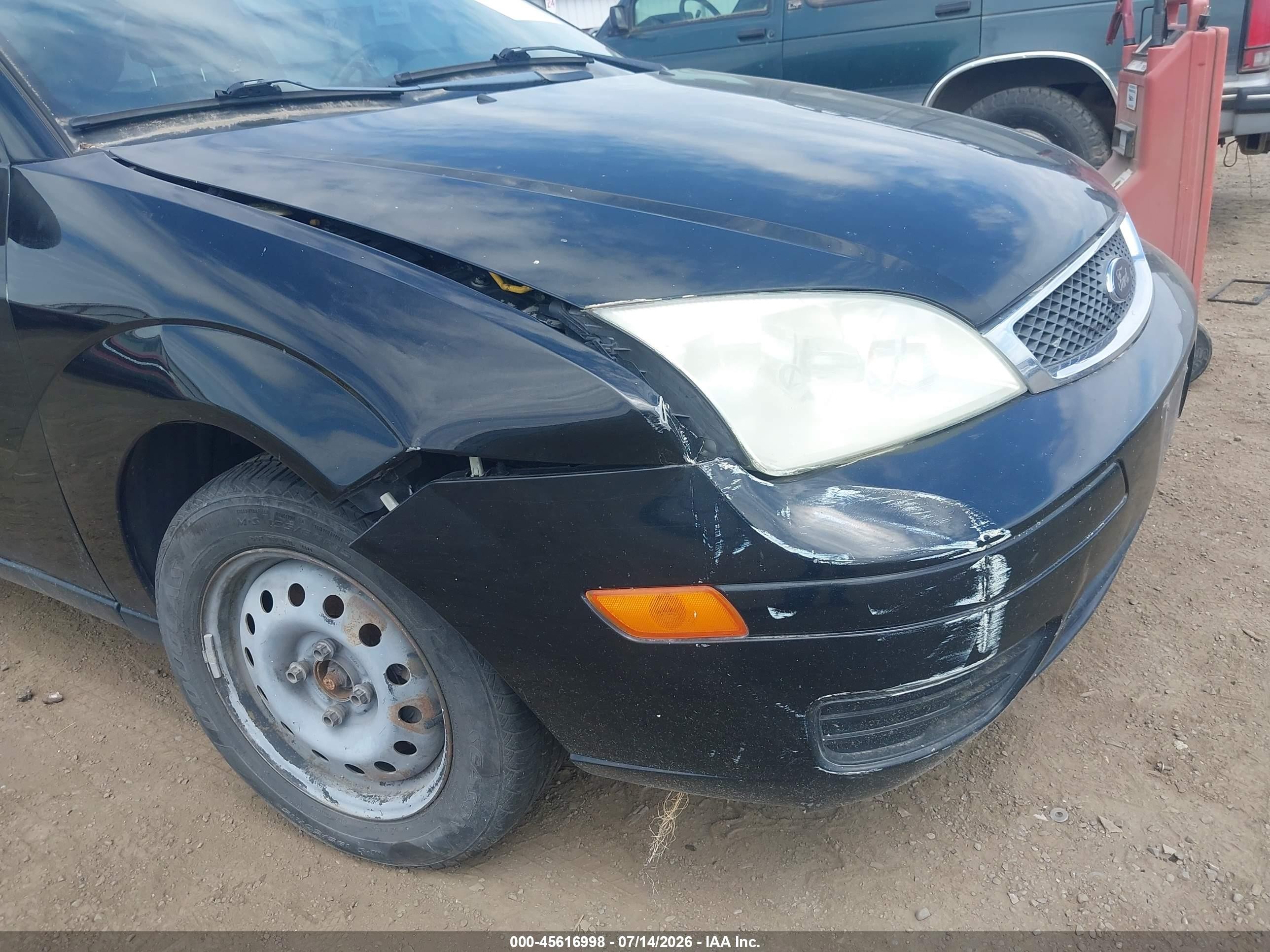 2007 Ford Focus S/se/ses Черный vin: 1FAFP31N27W316997
