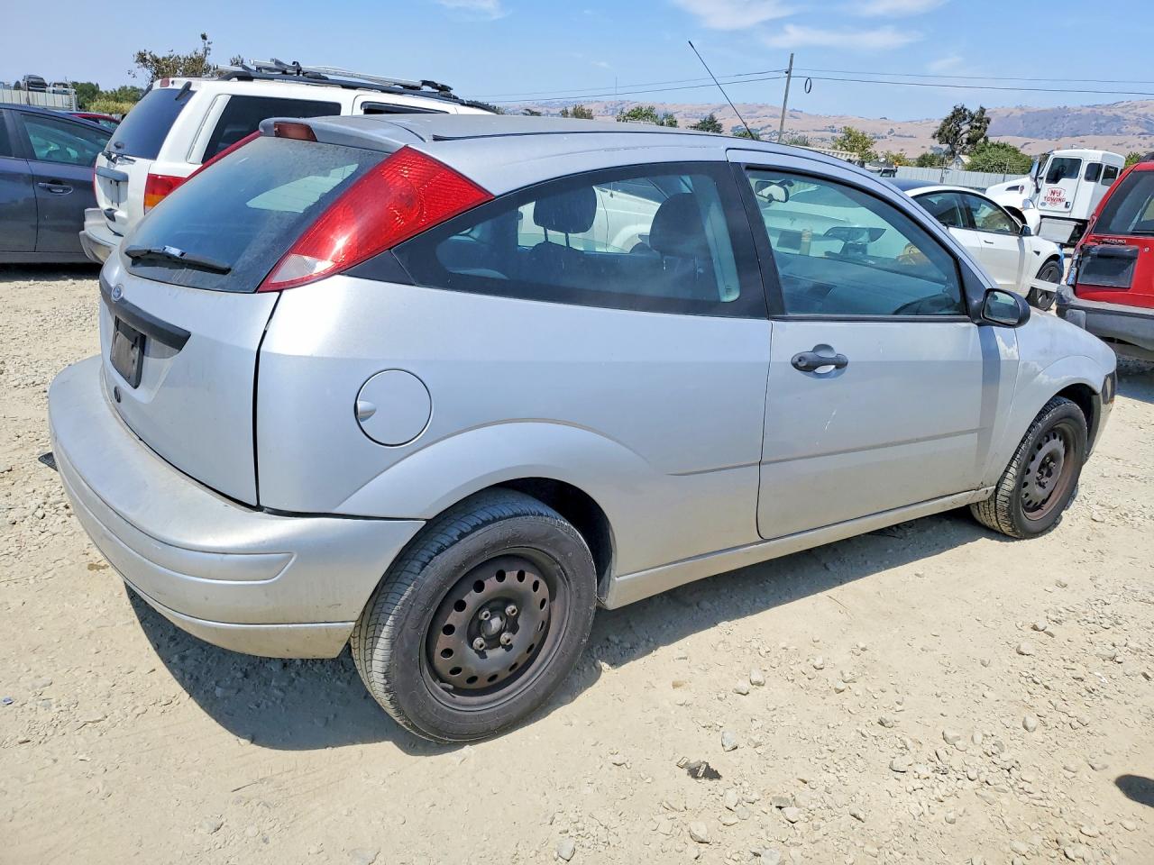 2007 Ford Focus Zx3 Gray vin: 1FAFP31N47W242966