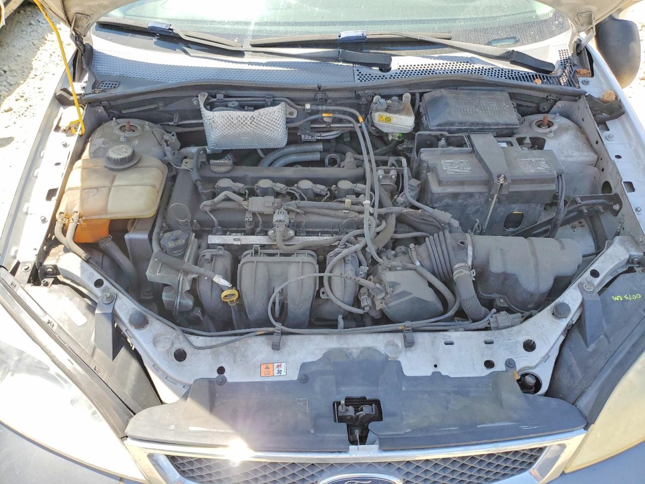 2007 Ford Focus Zx3 Gray vin: 1FAFP31N47W242966
